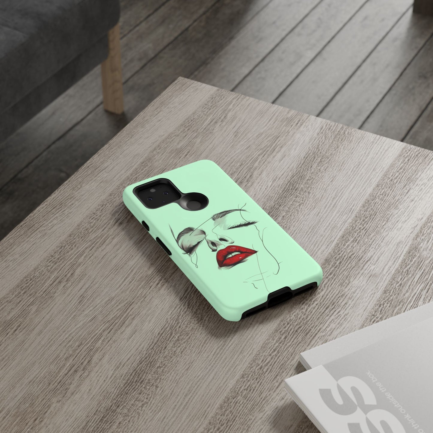 Stylish Phone Case, Artistic Phone Cover, Trendy Tech Accessory, Unique Cell Phone Protector, Gift for Her, Modern Aesthetic