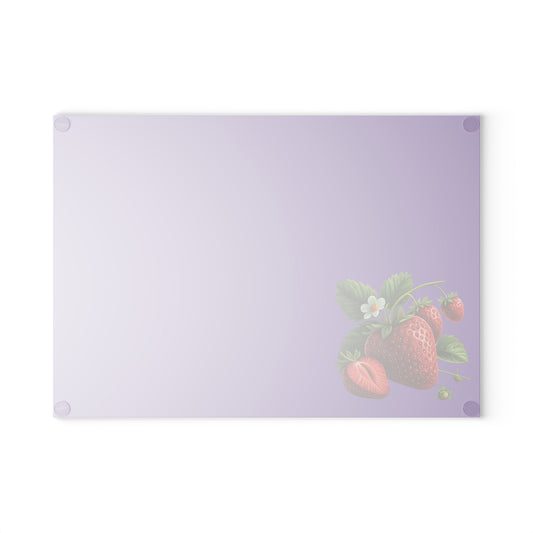 Strawberry Glass Cutting Board