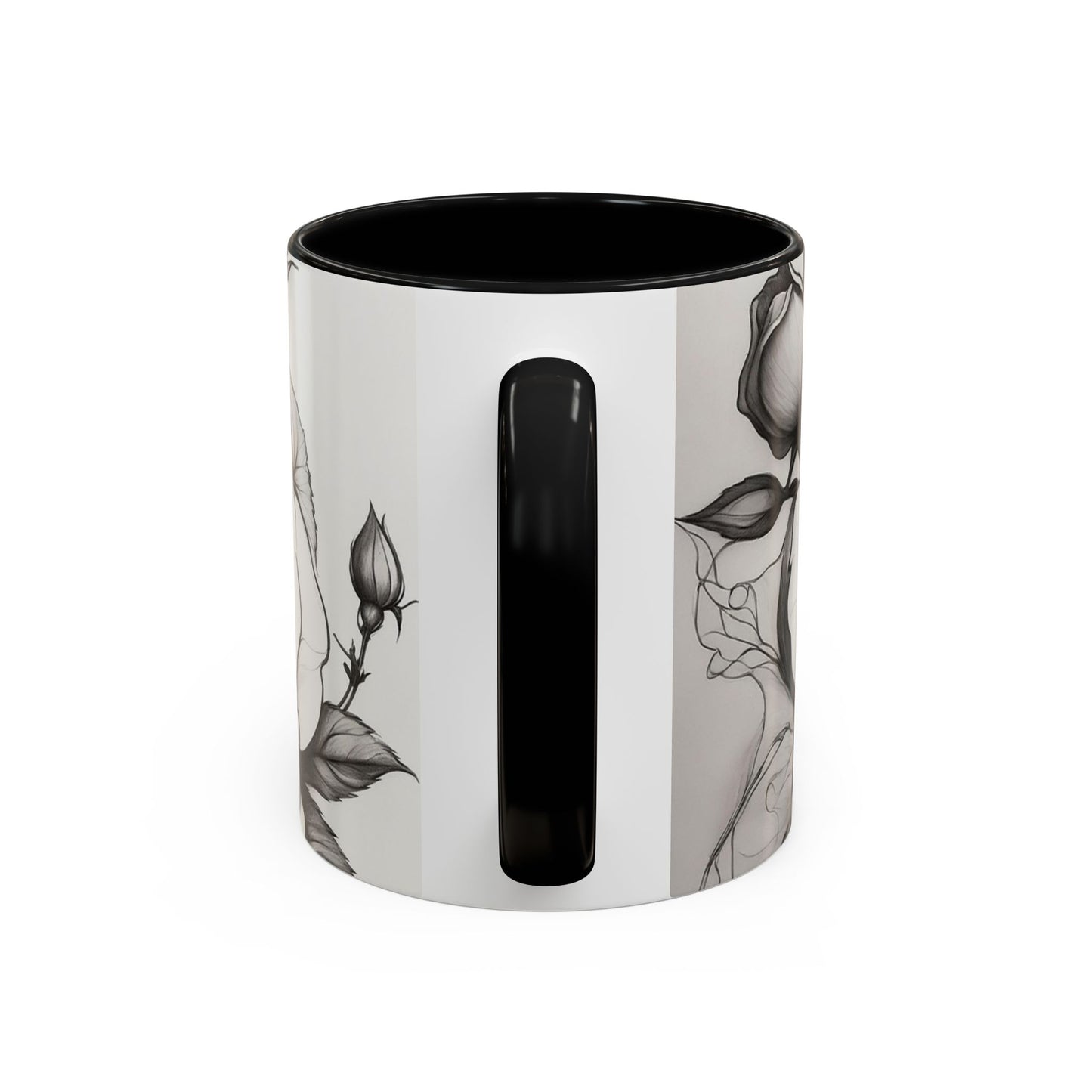 Elegant Floral Coffee Mug - Perfect Gift for Flower Lovers, Mother's Day, Birthdays, Home Decor, Office Use