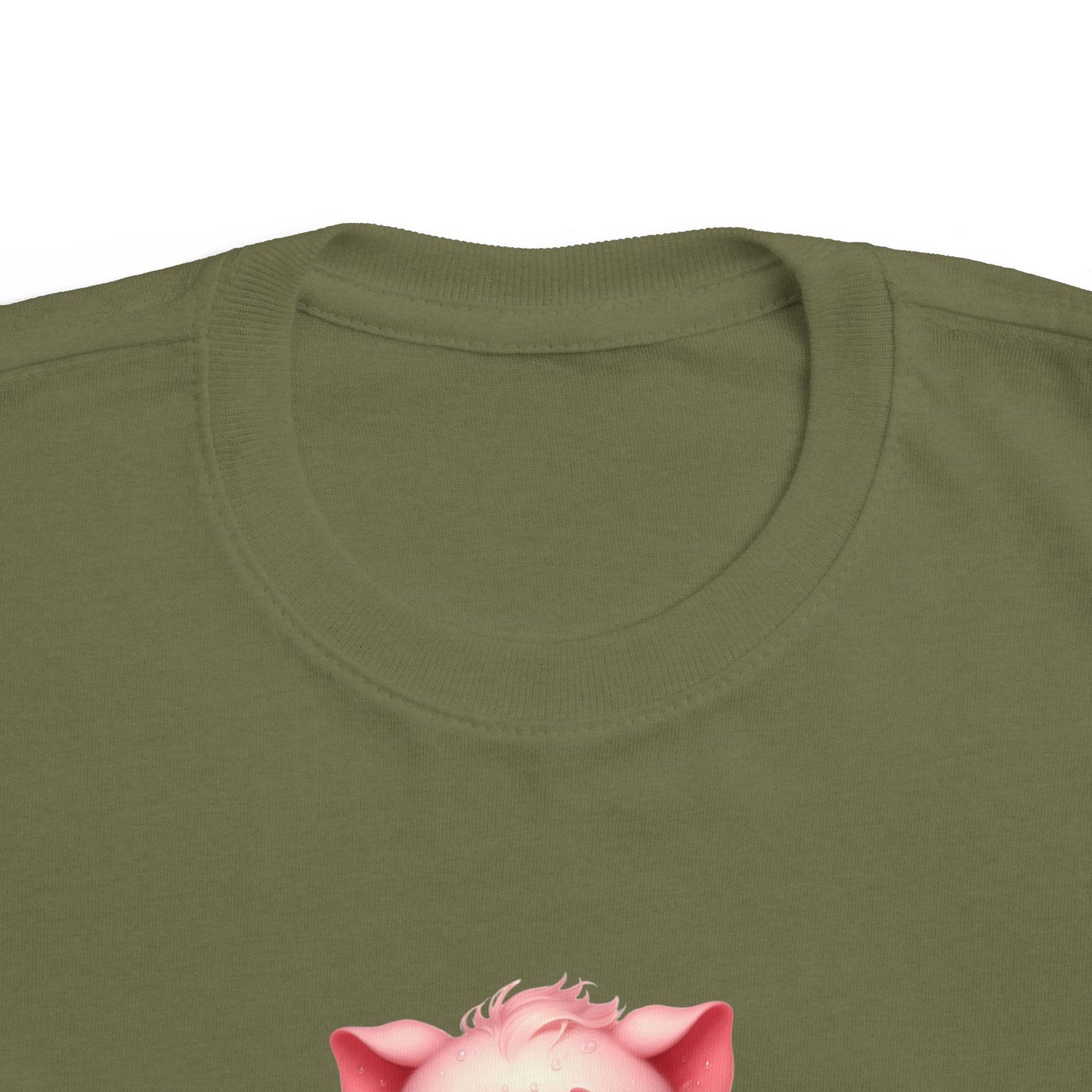 Cute Pig Toddler Tee, Adorable Animal Shirt for Kids, Perfect Baby Gift, Birthday Outfit, Playful Graphic Tee, Toddler Clothing