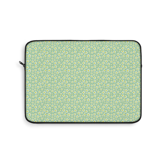 Floral Laptop Sleeve, Cute Computer Case, Personalized Tech Accessory, Gifts for Students, Floral Pattern Sleeve