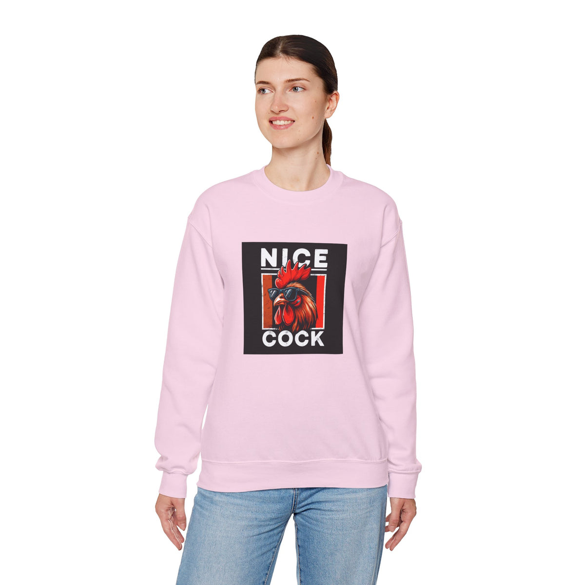Nice Cock Rooster Crewneck Sweatshirt