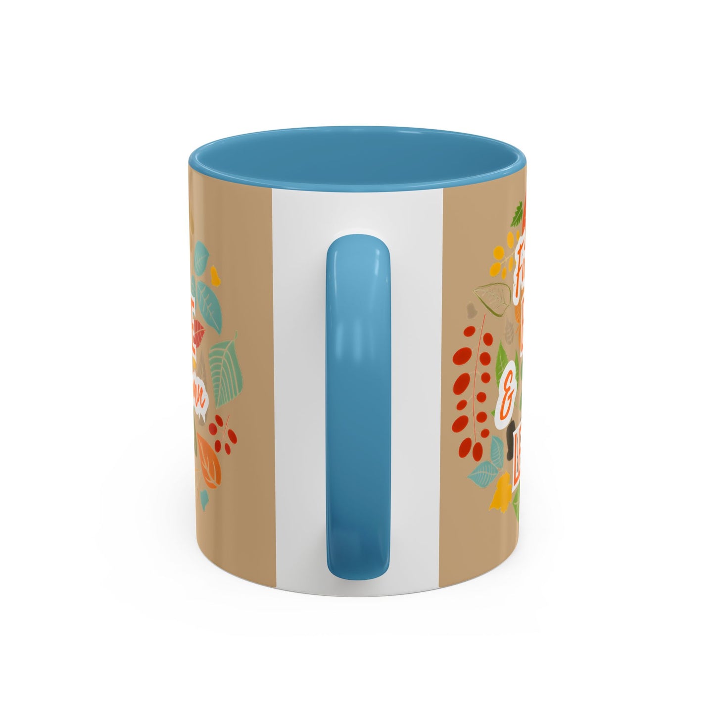 Fall Breeze & Leaves Coffee Mug, Autumn Mug, Seasonal Drinkware, Cozy Kitchen Decor, Perfect Gift for Fall Lovers