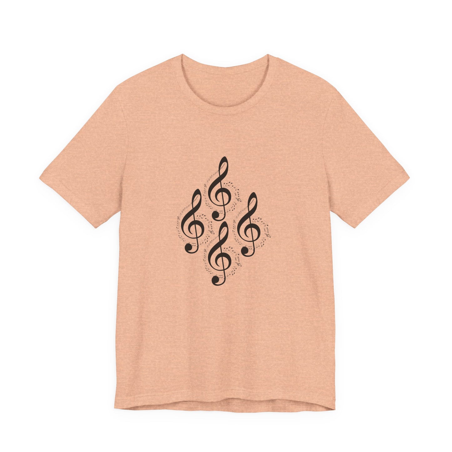 Musical Notes Tee - Perfect for Music Lovers, Casual Wear, Concerts, Festivals, Unique Gift Idea