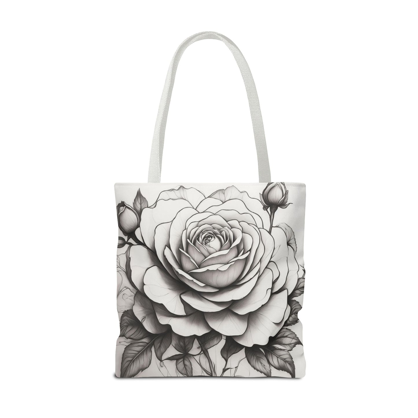 Elegant Floral Tote Bag, Garden Lover Gift, Shopping Bag, Art Print Tote, Mother's Day Gift, Eco-Friendly Canvas Bag