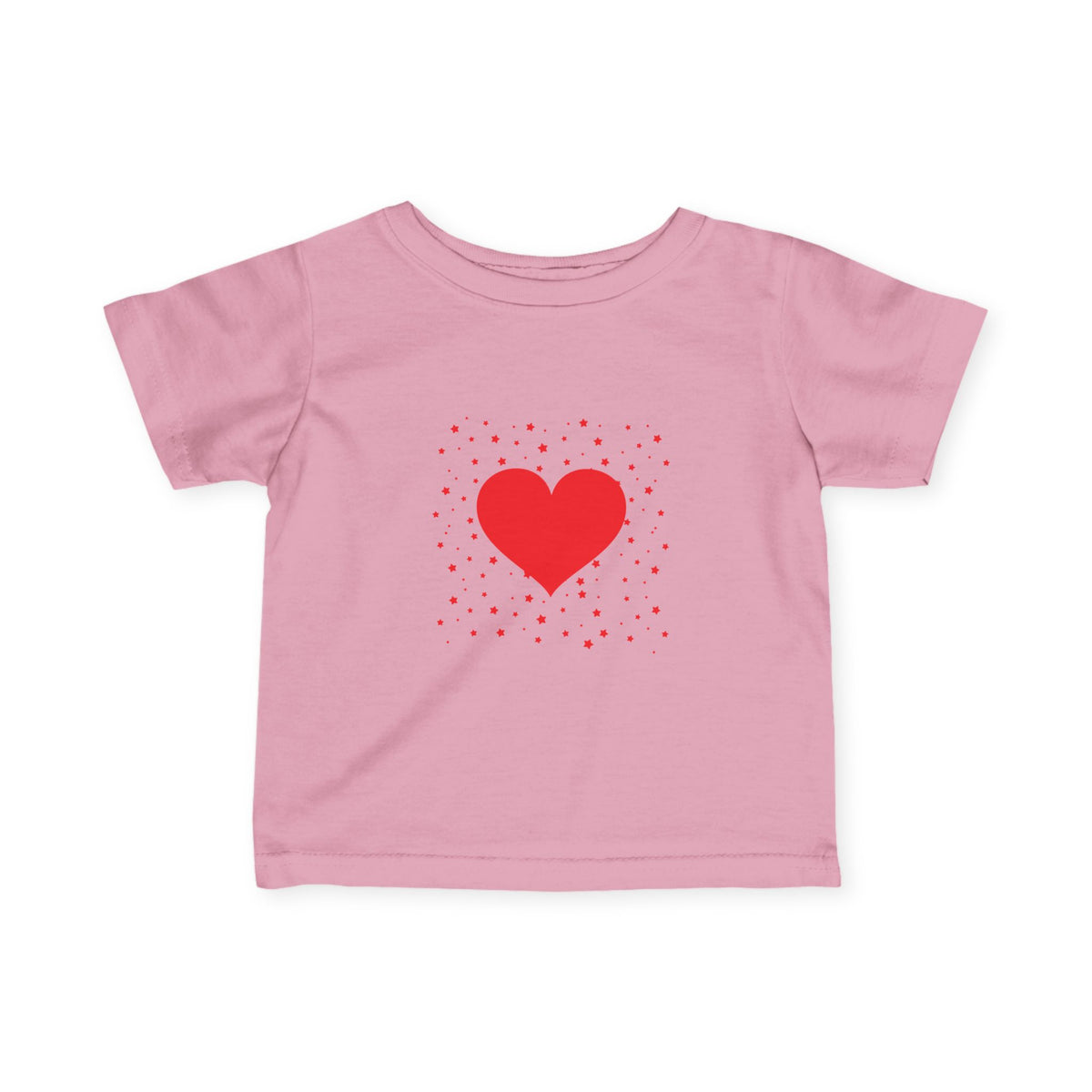 Infant Tee – Red Heart Confetti Baby Shirt