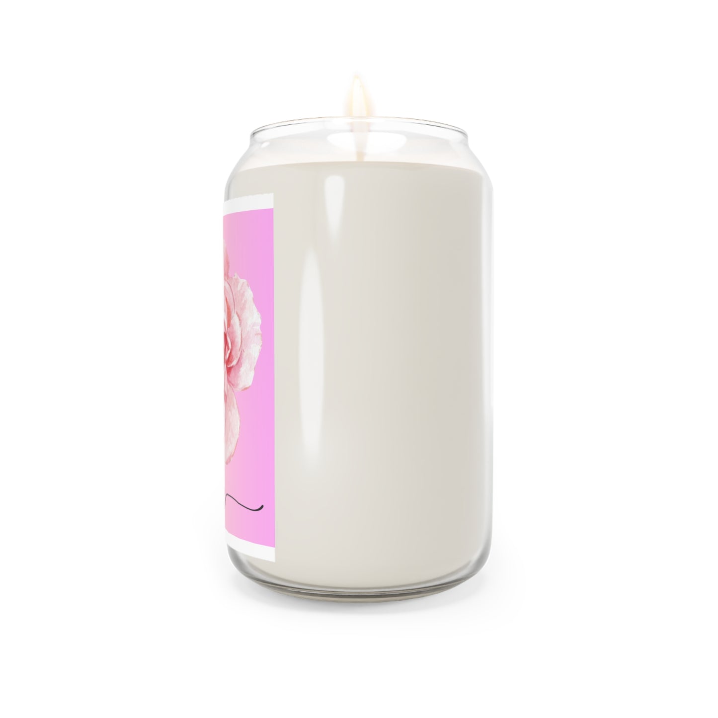 Hope Scented Candle, Aromatherapy Gift, Home Decor, Relaxation, Self-Care, Wellness, Pink Floral Candle