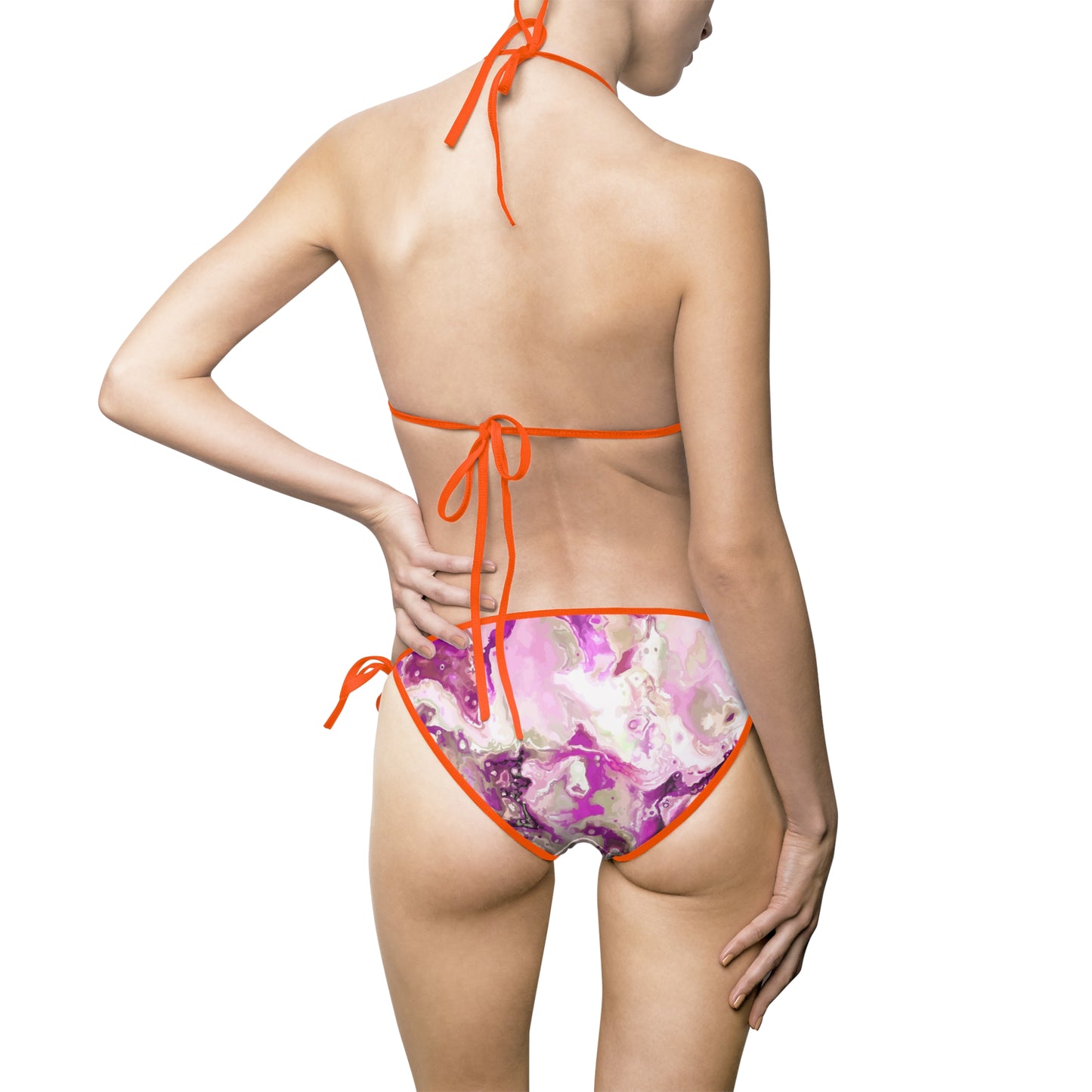 Floral Womens Bikini Swimsuit, Summer Swimwear, Beachwear, Tropical Vacation, Pool Party