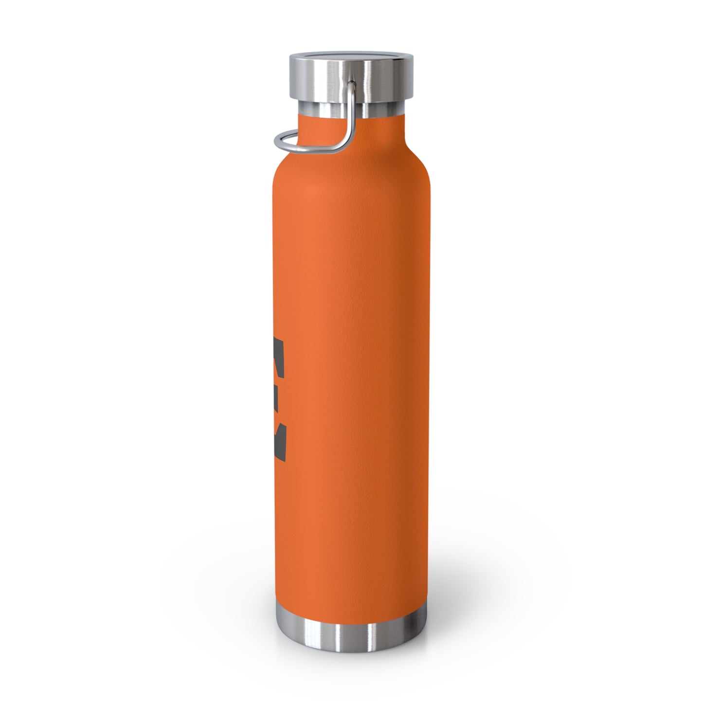 Personalized Copper Insulated Water Bottle, 22oz - "E" Custom Monogram, Travel Mug, Fitness Bottle, Hydration Gift, Eco-Friendly