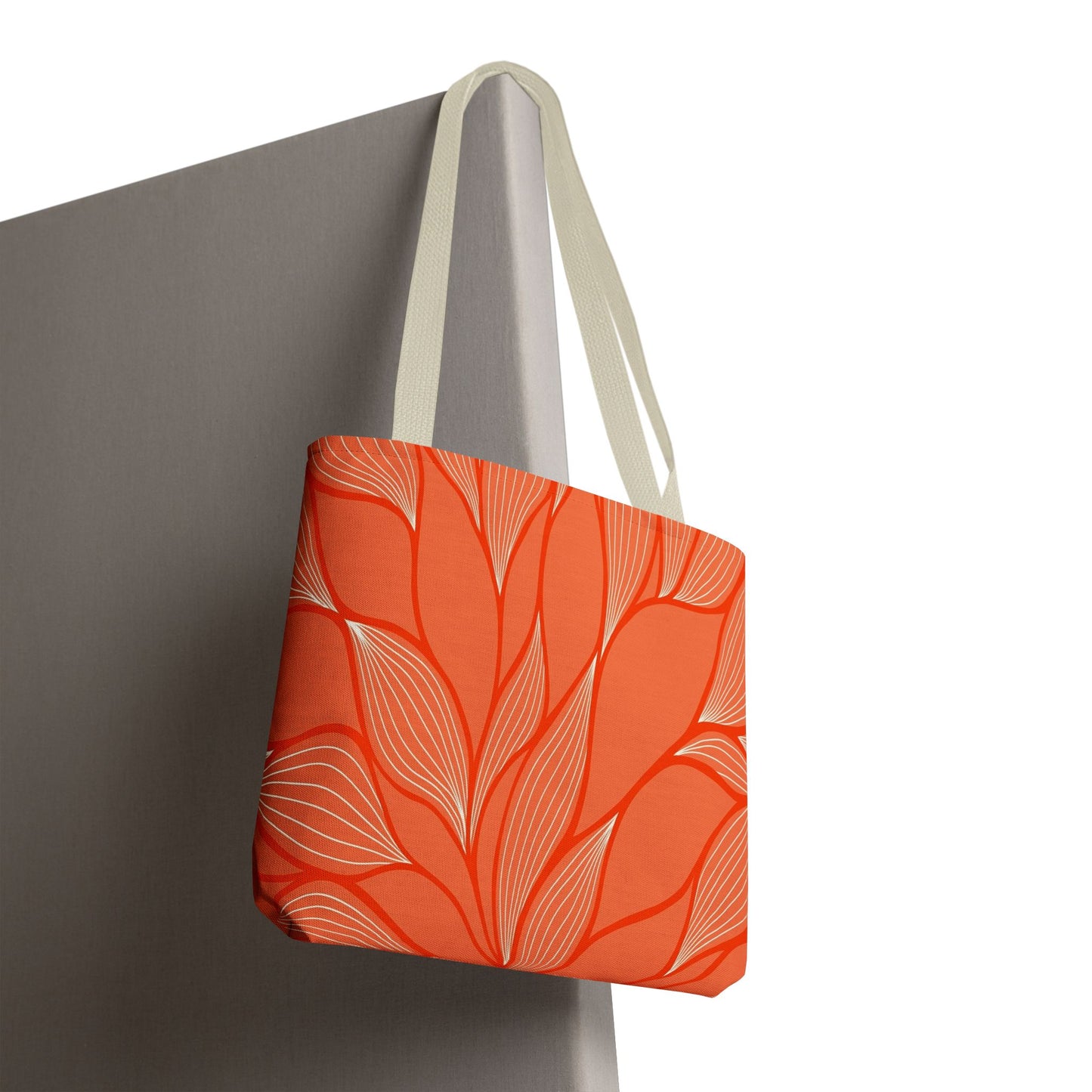 Vibrant Leafy Tote Bag, Stylish Grocery Bag, Eco-Friendly Shopping Tote, Floral Summer Tote, Gift for Plant Lovers