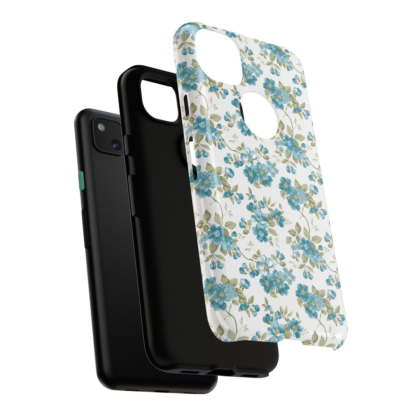 Floral Phone Case - Tough Cases, Durable Phone Cover, Cute Floral Design, Gift for Her, Trendy Phone Accessory, Spring Style