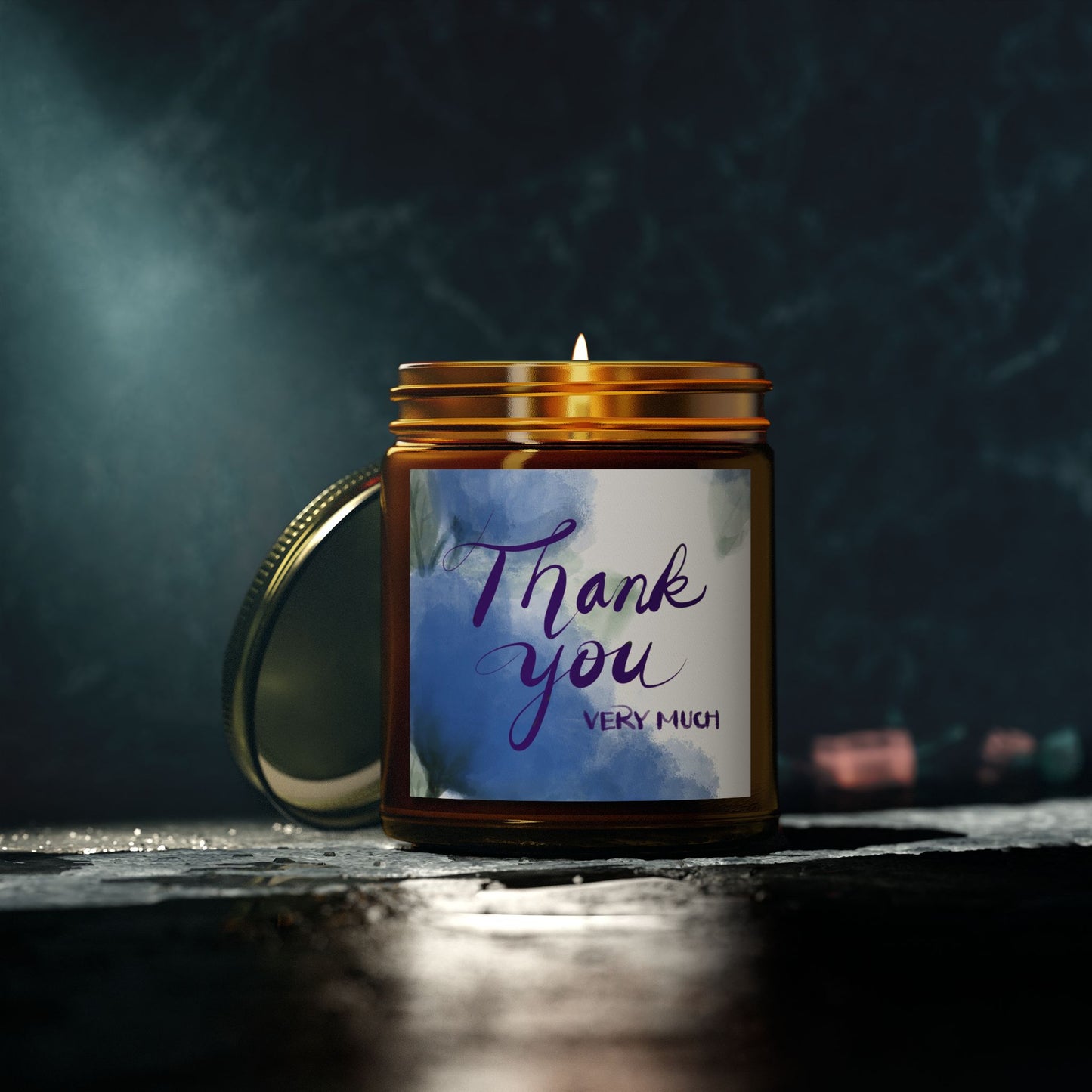 Thank You Scented Candles, Coconut Apricot Wax, Gifts for Her, Home Fragrance, Relaxation, Bridal Shower, Birthday