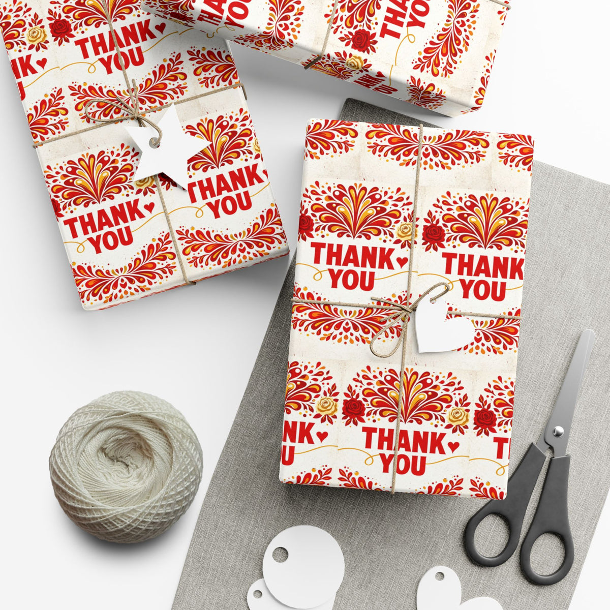 Gift Wrap Papers - "Thank You"