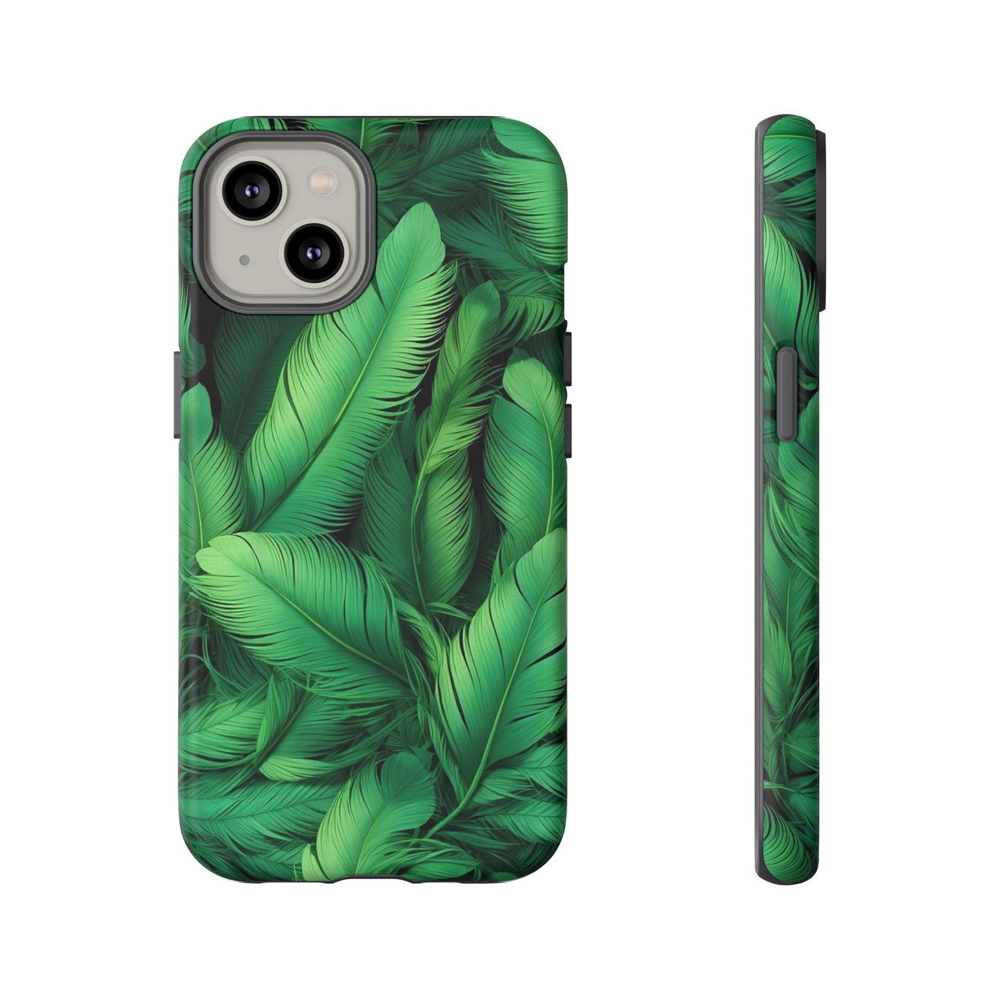 Tough Cases - Tropical Leaf Phone Case, Nature-inspired, Phone Accessory, Gift for Her, Jungle Theme, Eco-Friendly