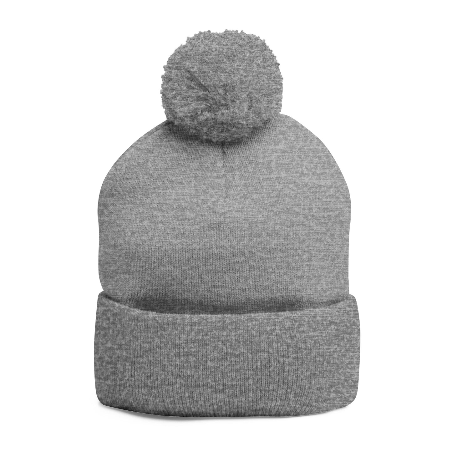 Cozy Pom-Pom Knit Cap, Winter Beanie, Embroidered Hat, Gift for Him/Her, Stylish Knitwear, Cold Weather Accessory