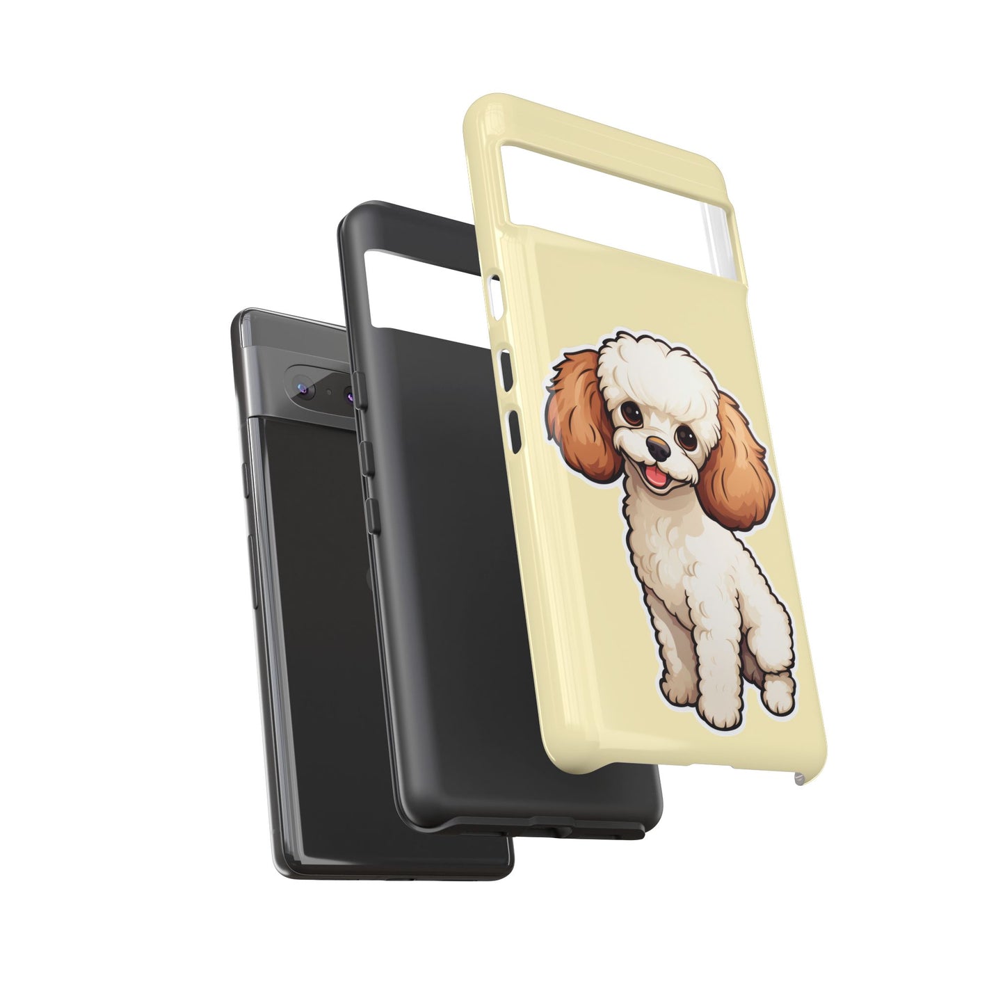 Cute Dog Phone Case, Pet Lover Gift, Custom Phone Cover, Cartoon Dog Case, Durable Phone Accessory