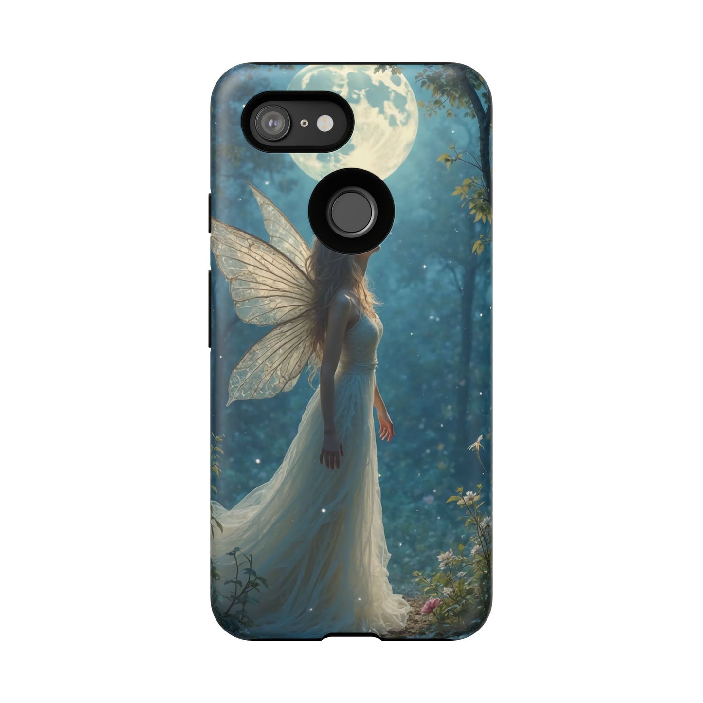 Fairy Moon Phone Case | Tough Cases for Nature Lovers, Fantasy Gift, Boho Phone Accessory, Ethereal Aesthetic, Magical Design