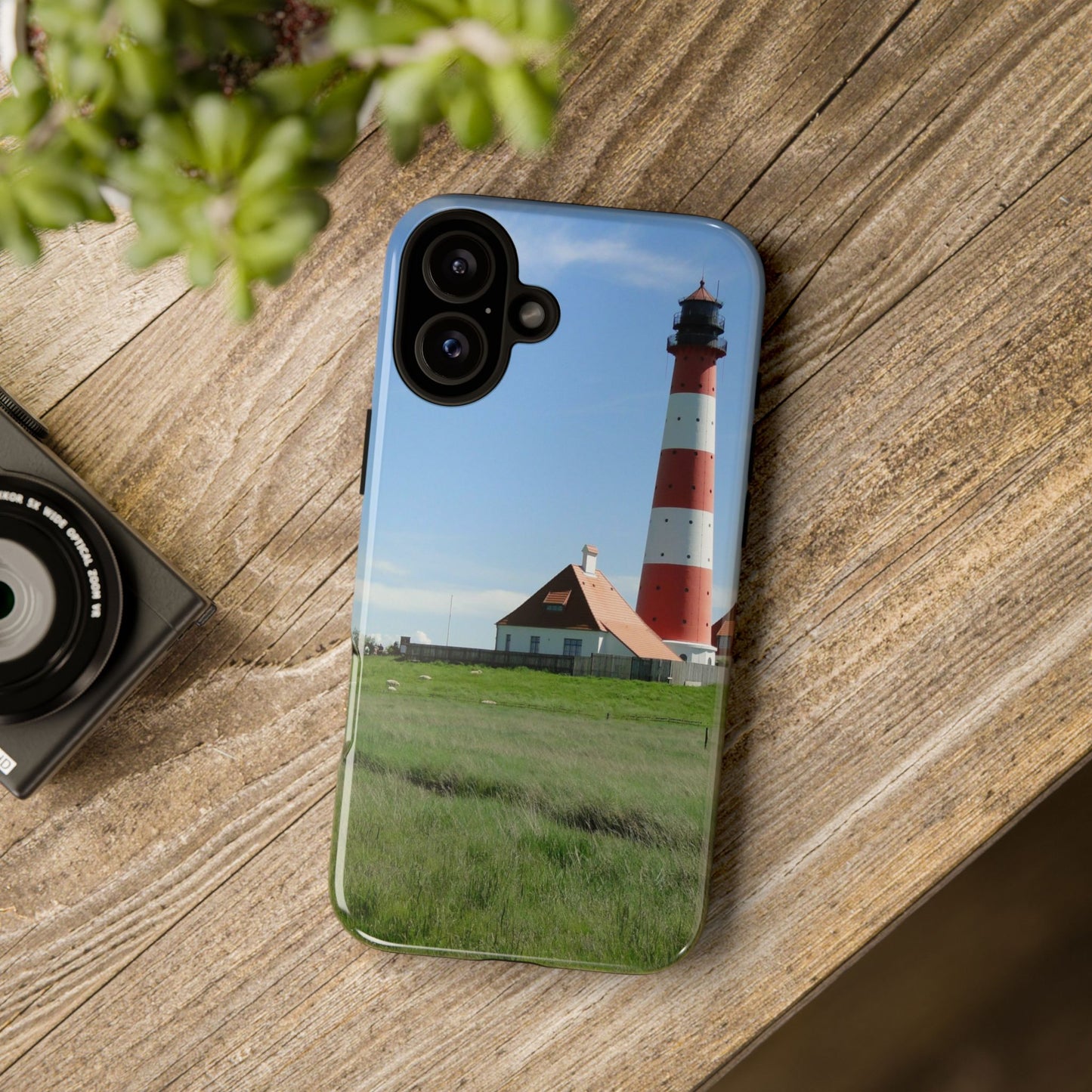 Lighthouse Phone Case - Coastal Vibes, Nautical Gift, Ocean Lover Accessory, Beach Aesthetic, Customizable Design