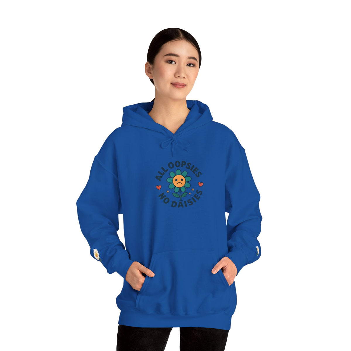 Psychedelic Floral Hoodie, Cozy Sweatshirt for Casual Style, Gift for Flower Lovers, Cute Streetwear, Spring Fashion, Art Tee