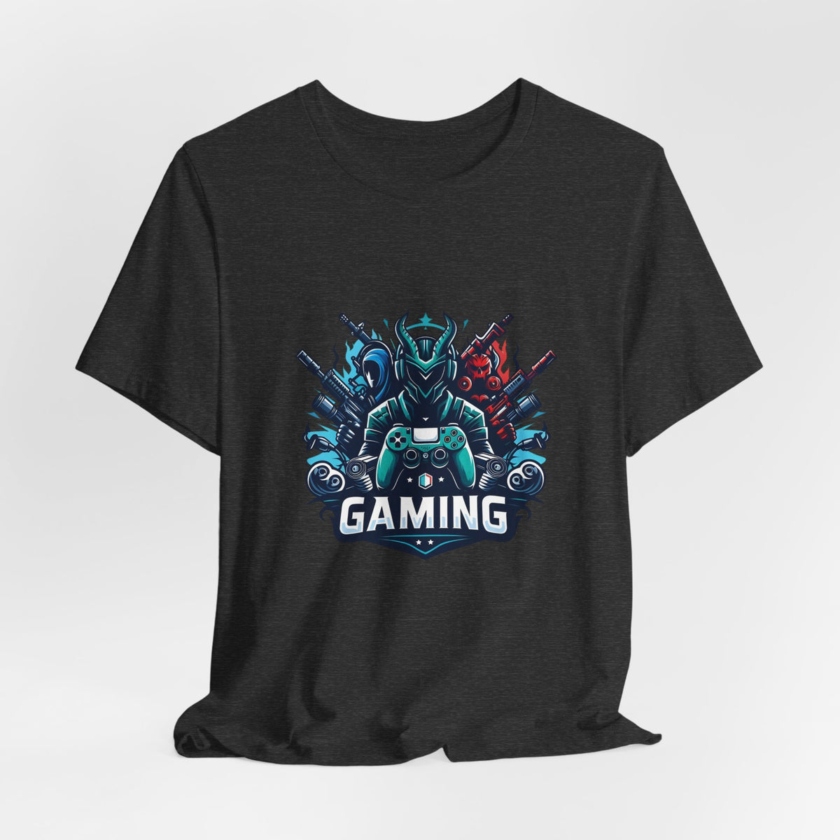 Gaming Controller Emblem Tee — Esports Gamer Graphic T-Shirt