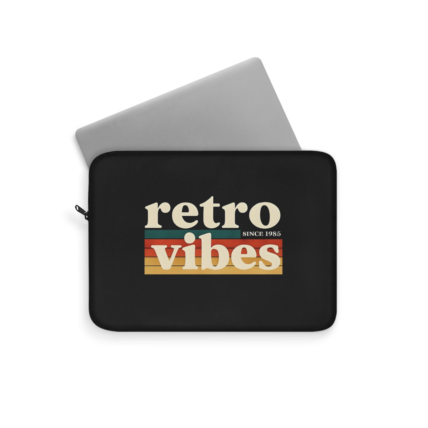Retro Vibes Laptop Sleeve - Stylish Tech Accessory for Students, Professionals, Tech Lovers, Unique Gift for Birthdays, Holidays