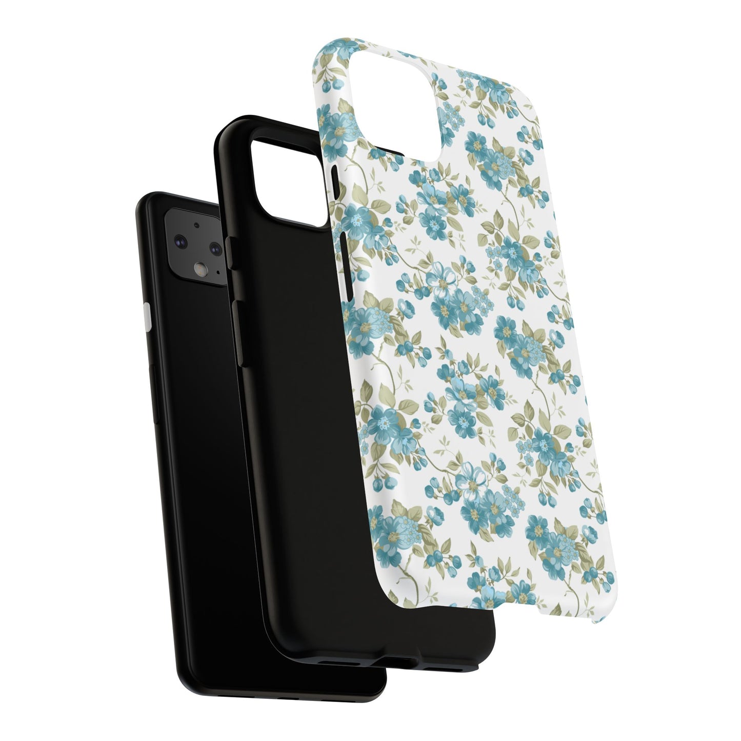 Floral Phone Case - Tough Cases, Durable Phone Cover, Cute Floral Design, Gift for Her, Trendy Phone Accessory, Spring Style
