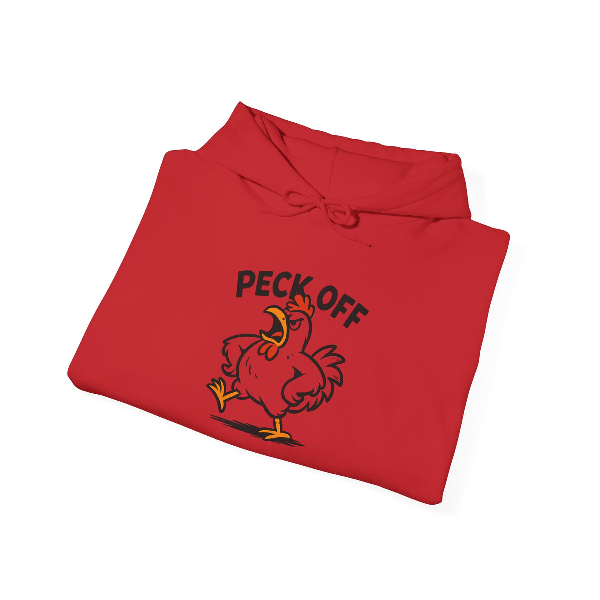 Peck Off Chicken Hoodie – Funny Graphic Poultry Sweatshirt