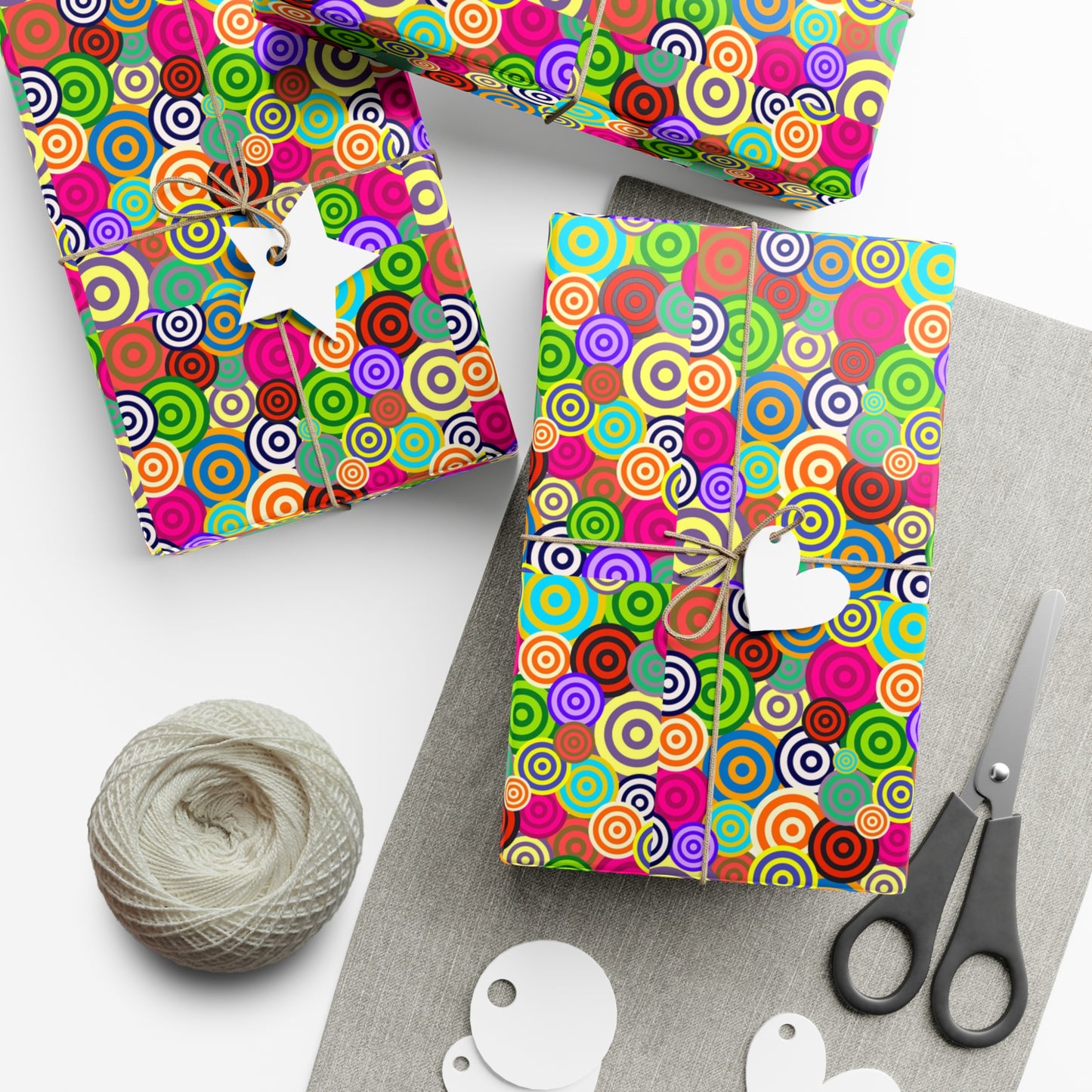 Vibrant Gift Wrap Papers for All Occasions, Colorful Wrapping Paper for Birthdays, Holidays, Parties, Unique Gift Presentation