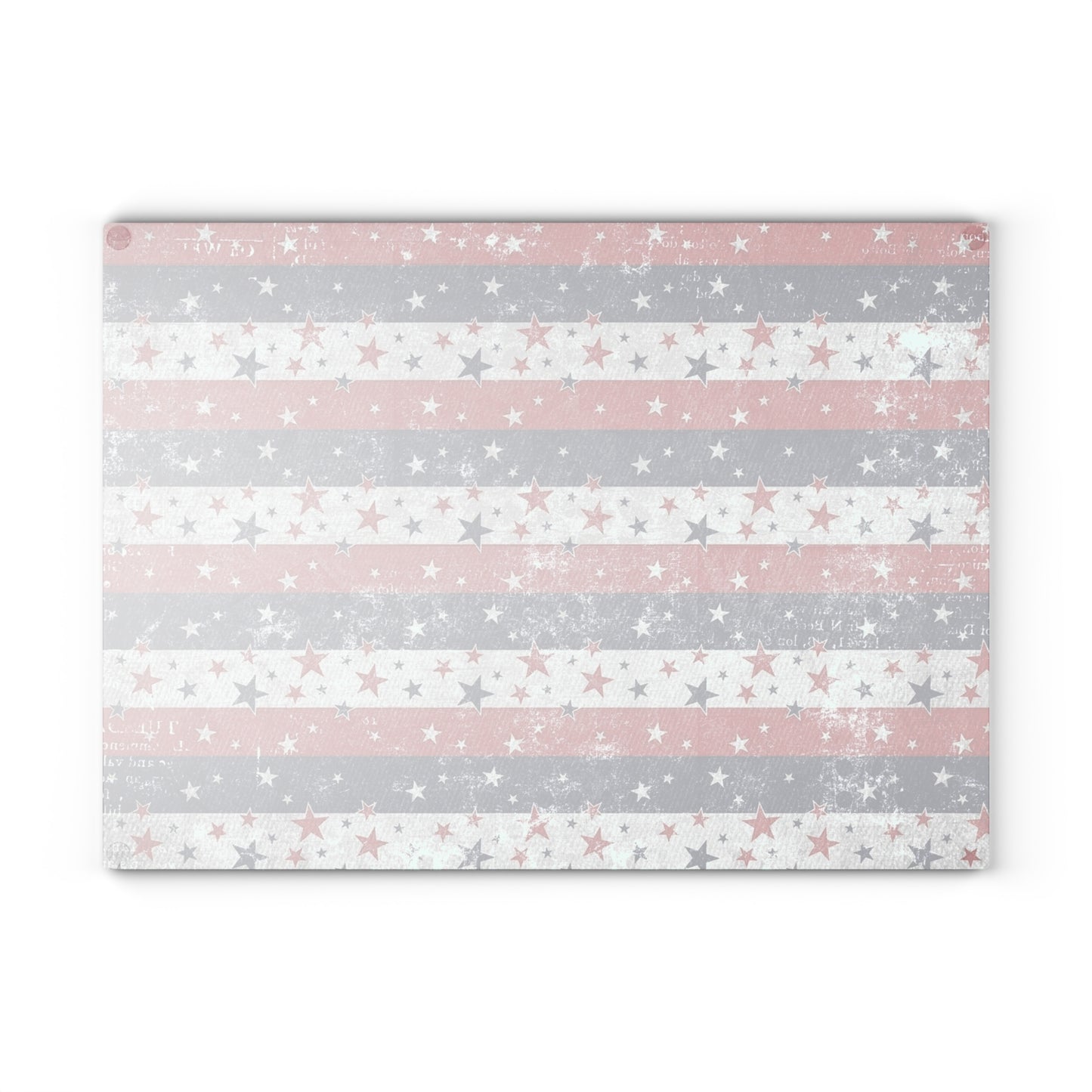 Patriotic Glass Cutting Board, USA Flag Kitchen Decor, Cooking Gift for Her, Independence Day, Memorial Day, Home Chef Essentials