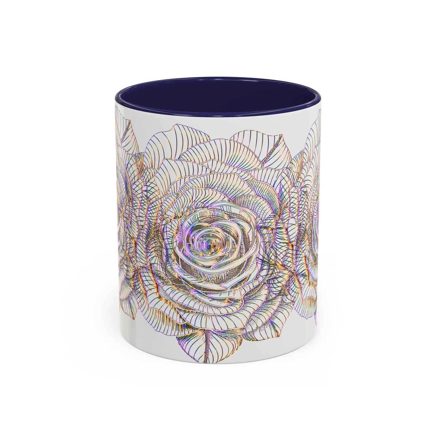 Holographic Floral Coffee Mug - Perfect Gift for Plant Lovers, Home Decor, Tea & Coffee Lovers, Mother's Day, Birthdays