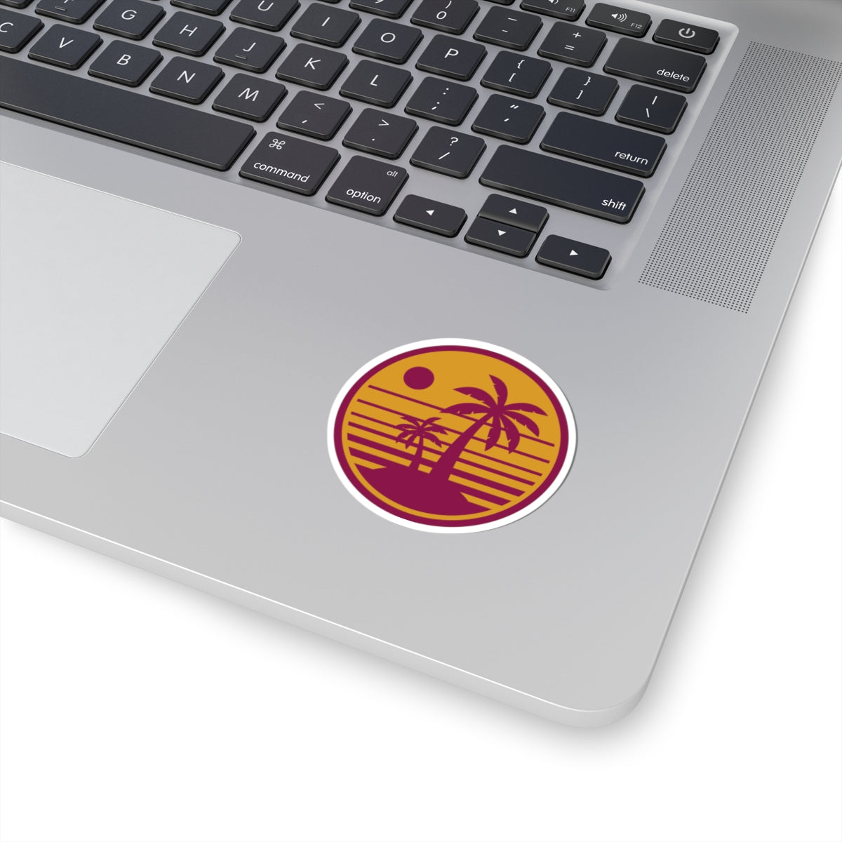Tropical Sunset Stickers: Perfect for Laptop, Water Bottles, Travel Journals, Car Decor, Gift for Beach Lovers