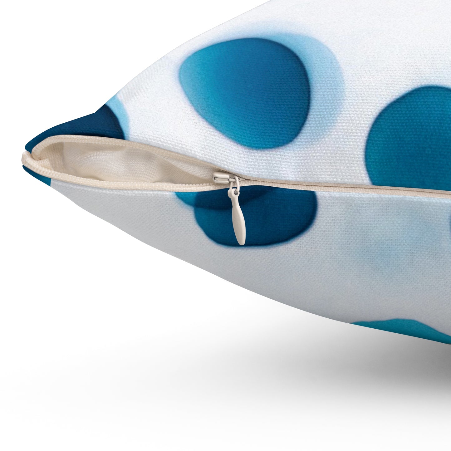 Modern Abstract Dot Design Pillow - Cozy Home Decor, Blue and White Accent Cushion, Bohemian Home Accessory, Unique Gift Idea, Contemporary