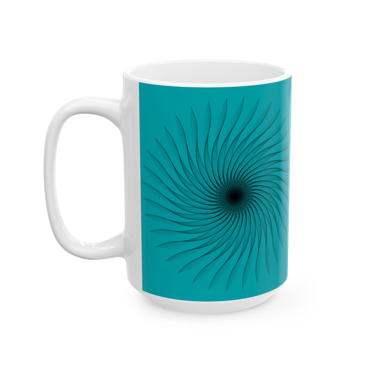 Vibrant Swirl Ceramic Mug - Perfect for Coffee Lovers, Housewarming Gift, Birthday, Home Decor, Tea Enthusiast