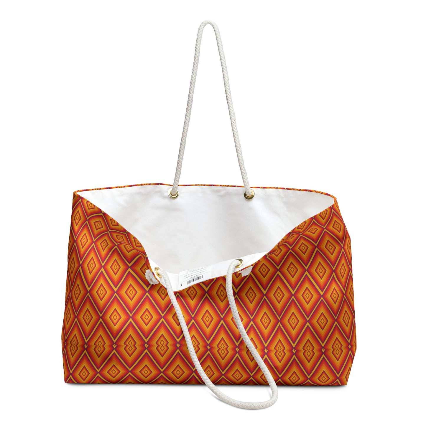 Vibrant Pattern Weekender Bag | Boho Travel Tote, Stylish Beach Bag, Unique Gift for Her, Vacation Essential