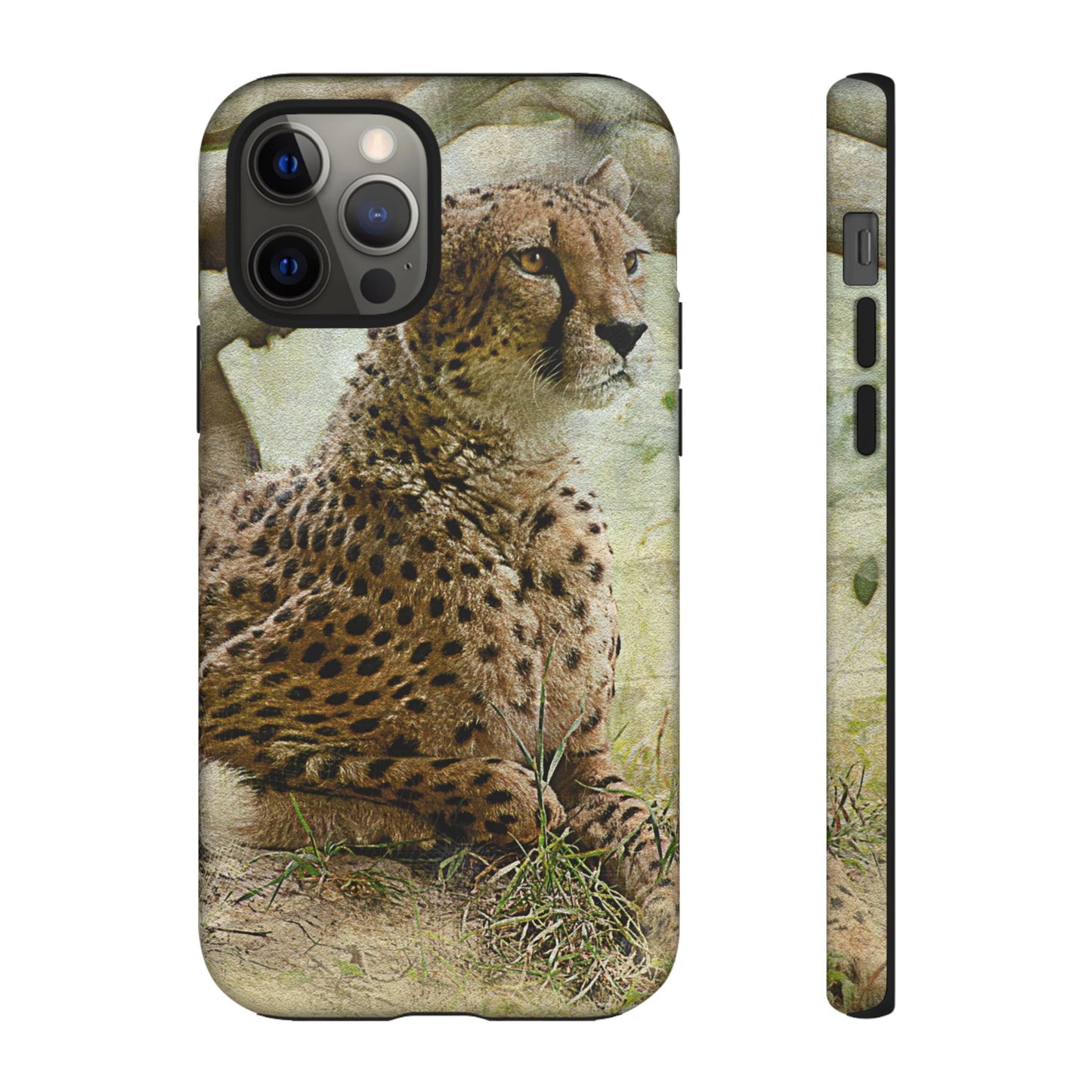 Cheetah Phone Case, Tough Cases, Animal Lover Gift, Wildlife Protection, Eco-Friendly Mobile Cover, Unique Phone Accessory