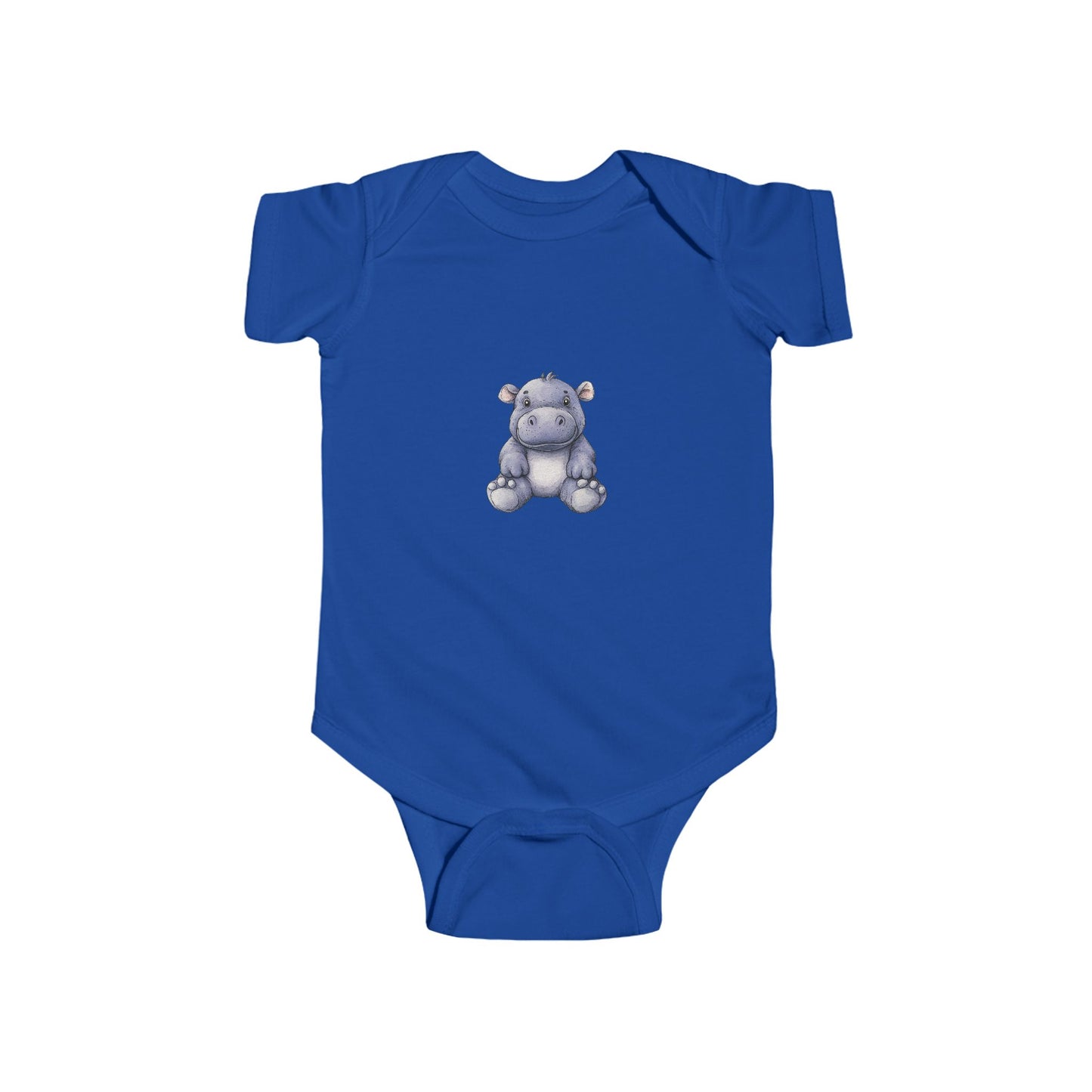 Cute Hippo Infant Bodysuit, Baby Shower Gift, Toddler Outfit, Newborn Apparel, Cute Animal Wear, Infant Clothing