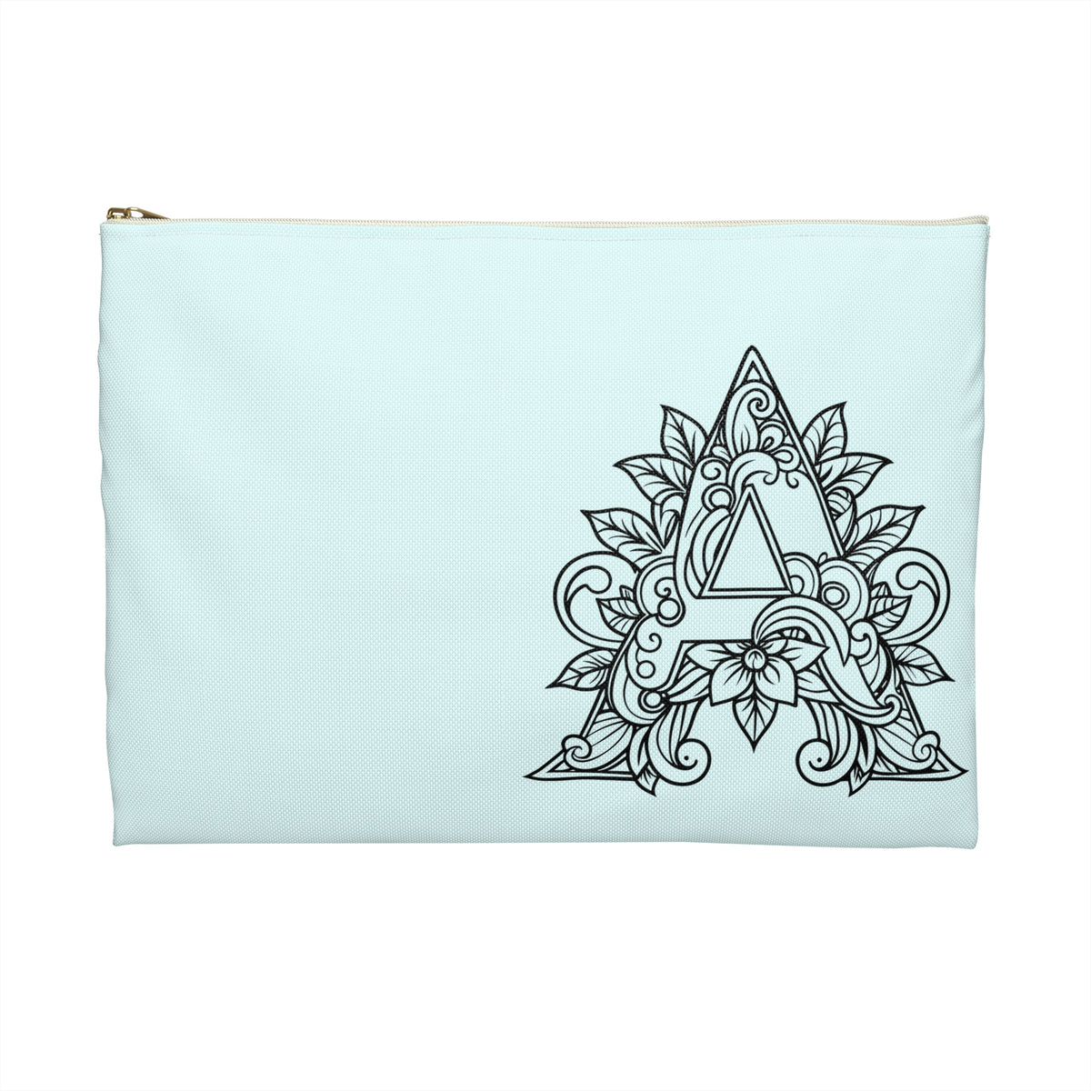 Bohemian Accessory Pouch for Organized Essentials - Letter A