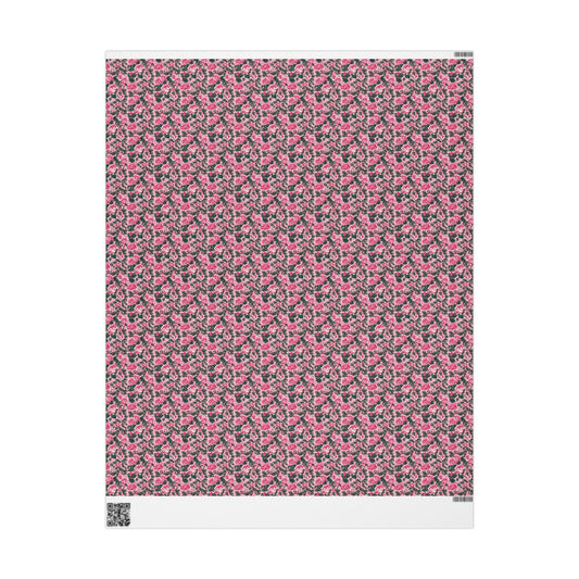 Floral Gift Wrap Sheets, Elegant Wrapping Paper for Birthdays, Holidays, Showers, Weddings, Eco-Friendly Gift Packaging