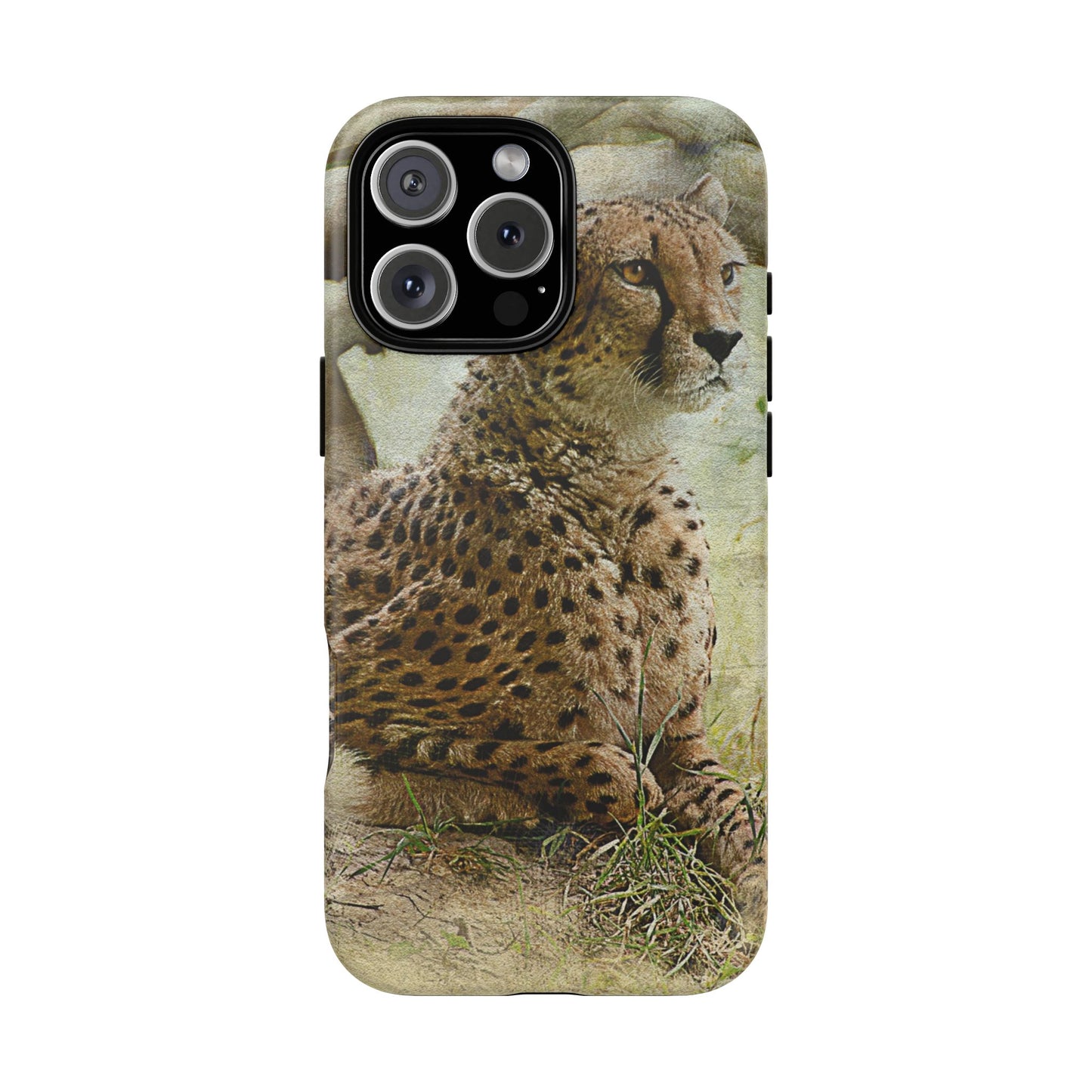 Cheetah Phone Case, Tough Cases, Animal Lover Gift, Wildlife Protection, Eco-Friendly Mobile Cover, Unique Phone Accessory