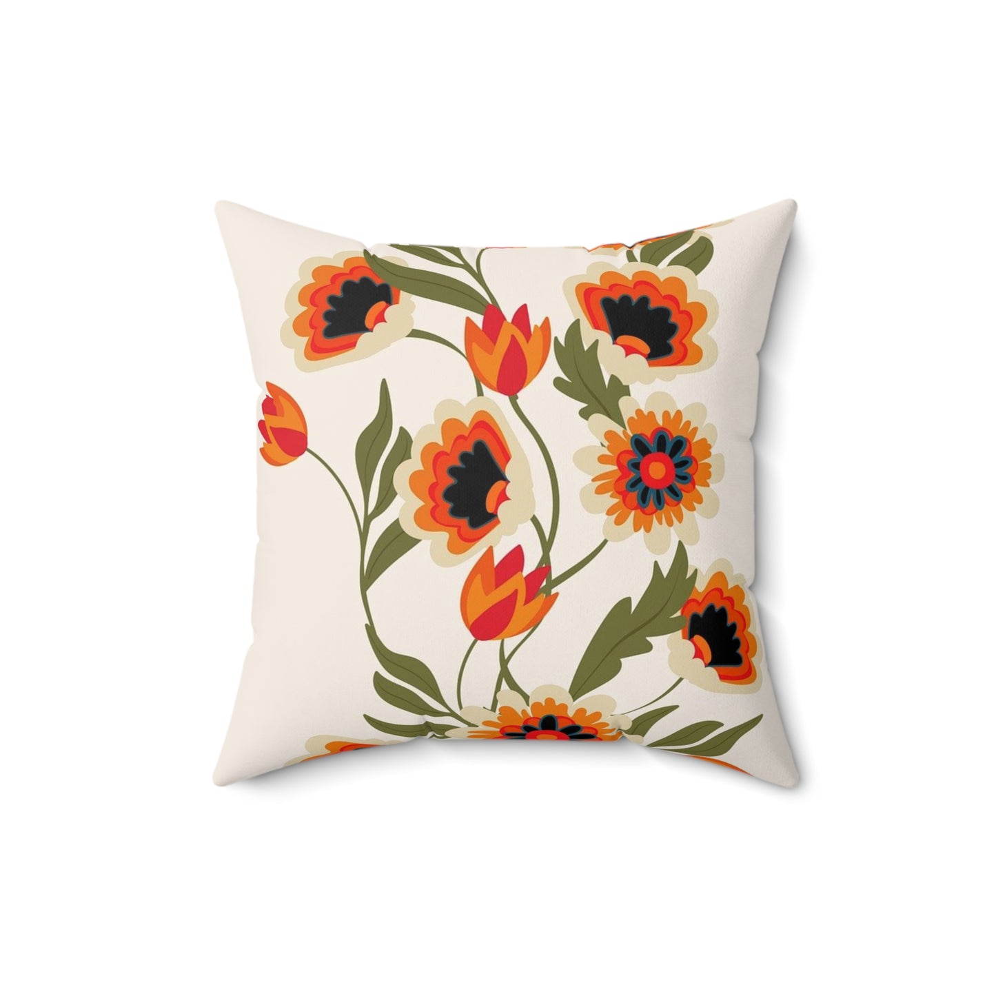 Spun Polyester Square Pillow
