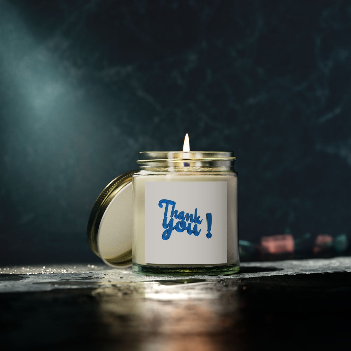 Thank You Scented Candles | Coconut Apricot Wax | Gift for Any Occasion | Home Fragrance | Relaxation | Self-Care | Gift Idea | 4oz, 9oz