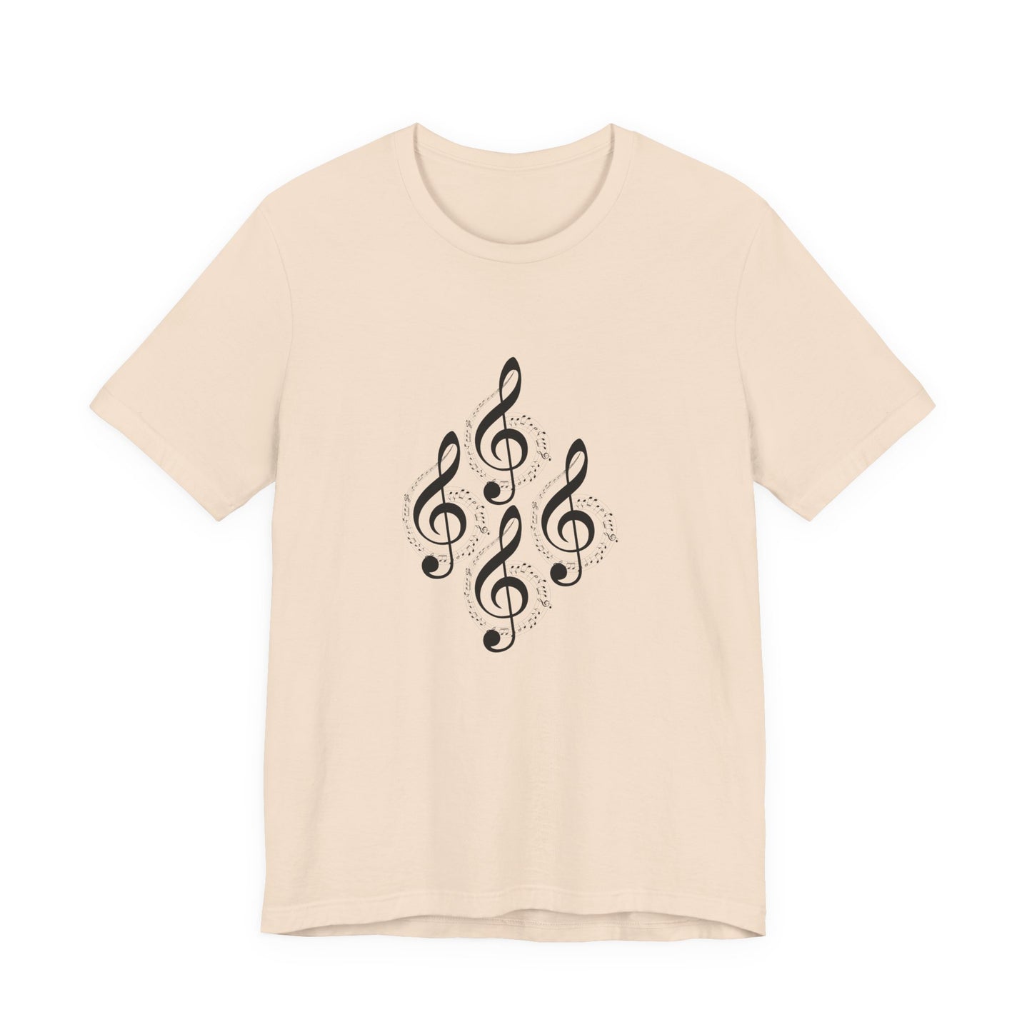 Musical Notes Tee - Perfect for Music Lovers, Casual Wear, Concerts, Festivals, Unique Gift Idea