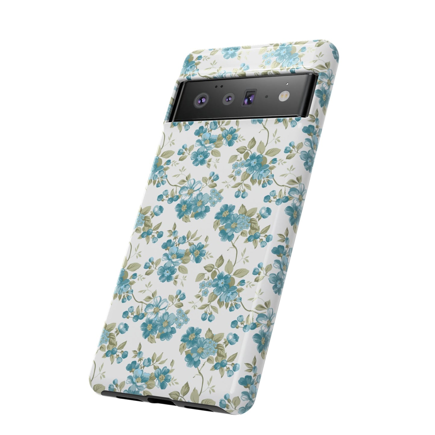 Floral Phone Case - Tough Cases, Durable Phone Cover, Cute Floral Design, Gift for Her, Trendy Phone Accessory, Spring Style