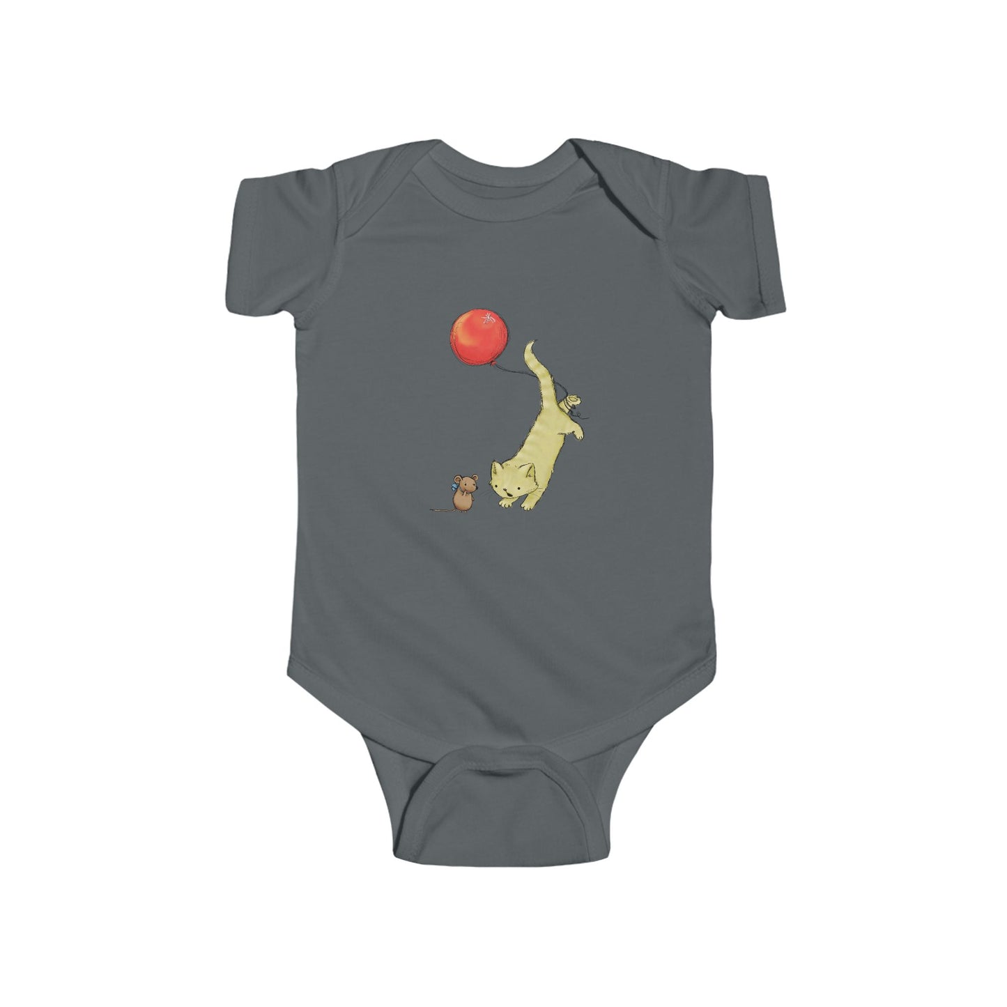 Adorable Animal Balloon Infant Bodysuit - Cute Baby Outfit, Baby Shower Gift, Newborn Clothing, Toddler Apparel, Fun Kids Gift