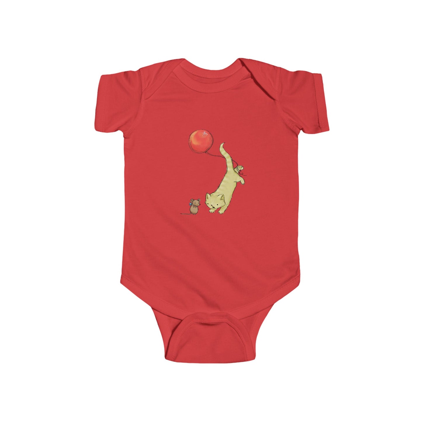 Adorable Animal Balloon Infant Bodysuit - Cute Baby Outfit, Baby Shower Gift, Newborn Clothing, Toddler Apparel, Fun Kids Gift
