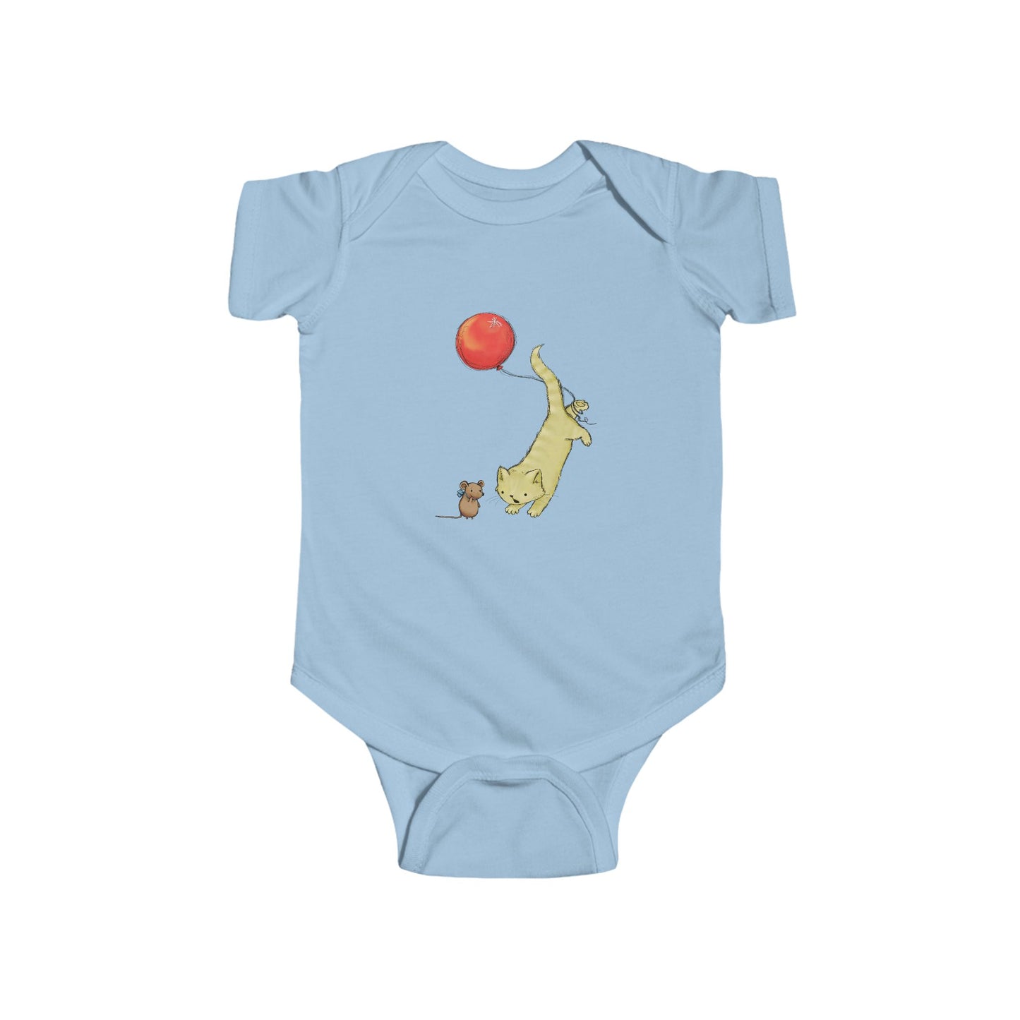 Adorable Animal Balloon Infant Bodysuit - Cute Baby Outfit, Baby Shower Gift, Newborn Clothing, Toddler Apparel, Fun Kids Gift