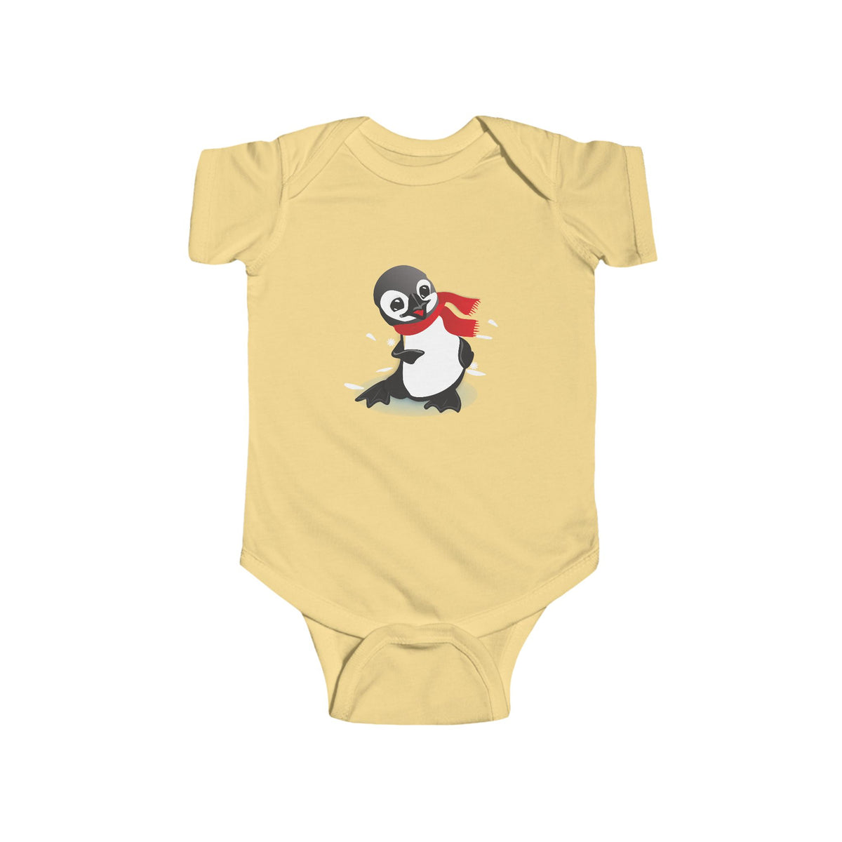 Adorable Penguin Bodysuit for Infants, Cute Baby Clothes, Winter Baby Outfit, Holiday Gift, Baby Shower Present, Infant Apparel