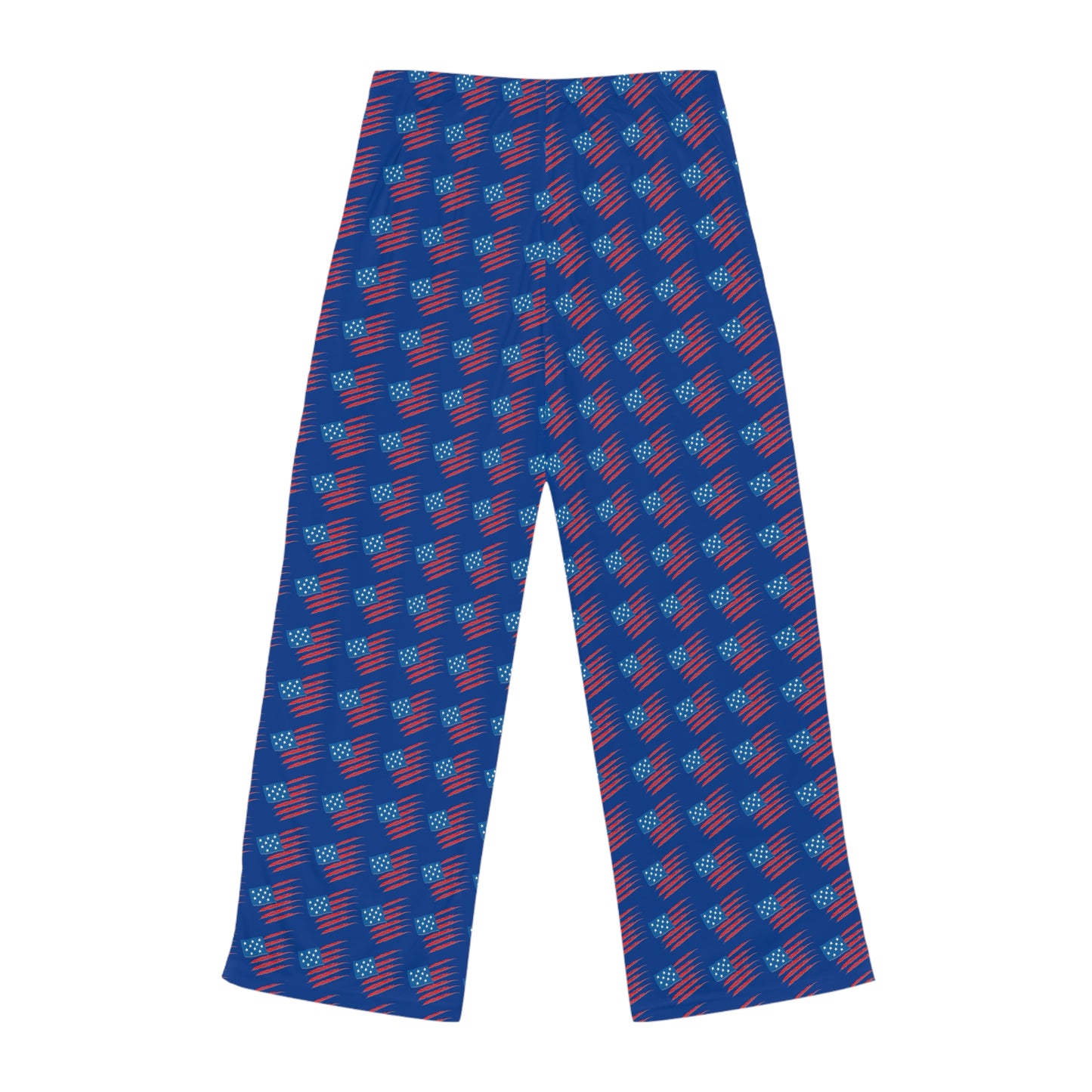 Patriotic Women's Pajama Pants, Comfy Sleepwear for Independence Day, Cozy Lounge Pants, All-Over Print PJs, Gift for Her