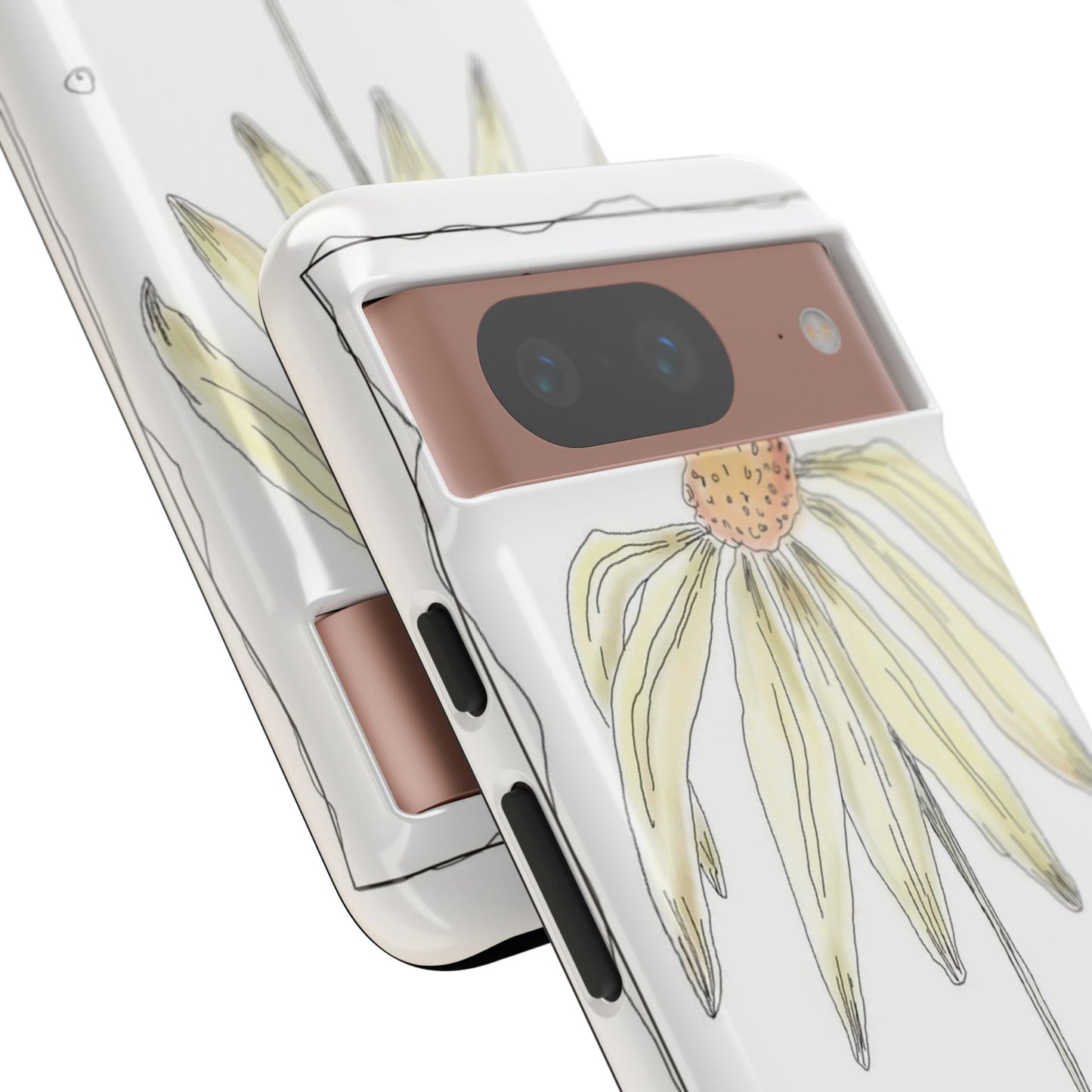 Flower Phone Case with Delicate Design, Tough Phone Cover, Nature Lover Gift, Floral Tech Accessory, Stylish Phone Protection