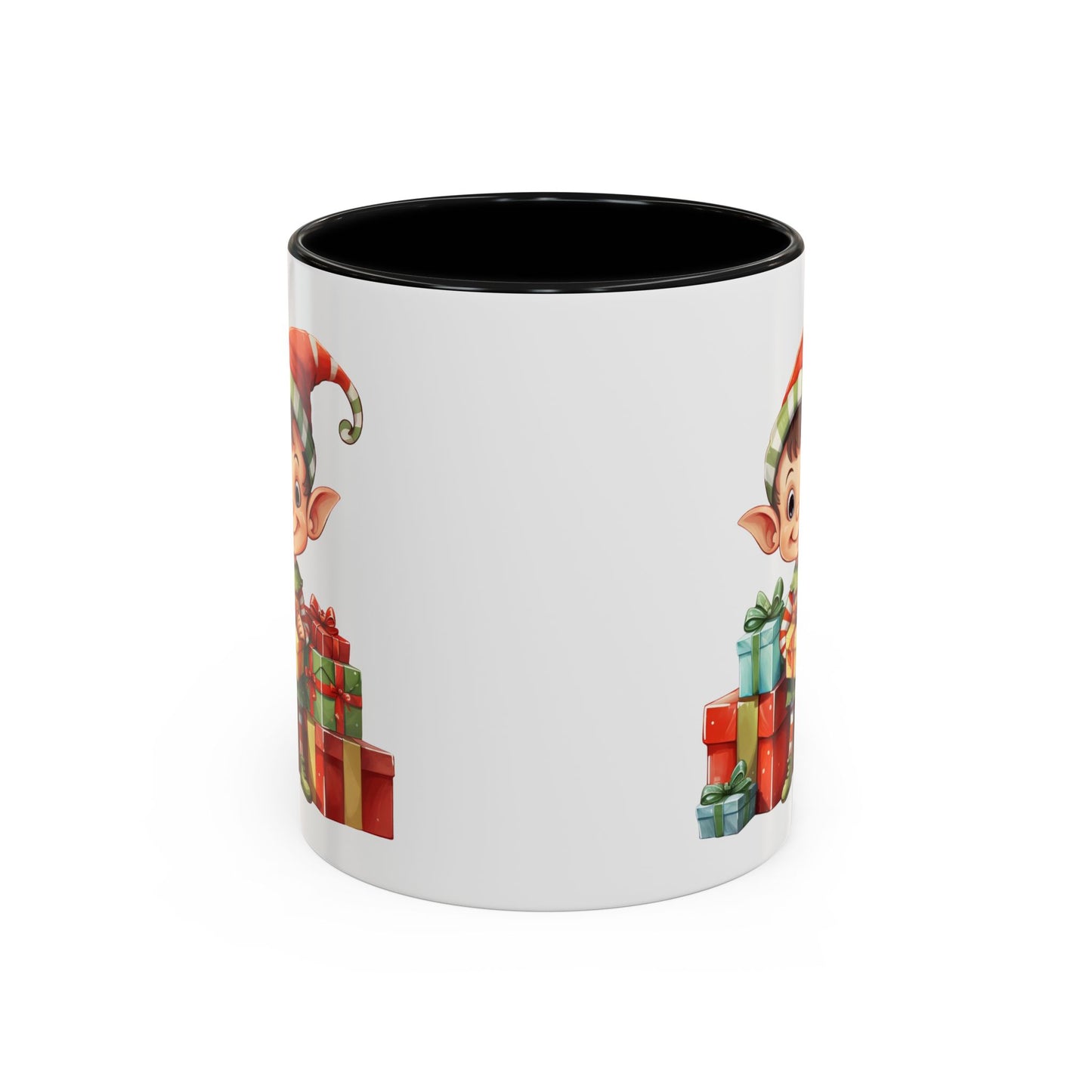 Holiday Elf Coffee Mug - Festive Gift Mug, Christmas Decor, Cute Elf Mug, Coffee Lover Gift, Winter Holiday Drinkware